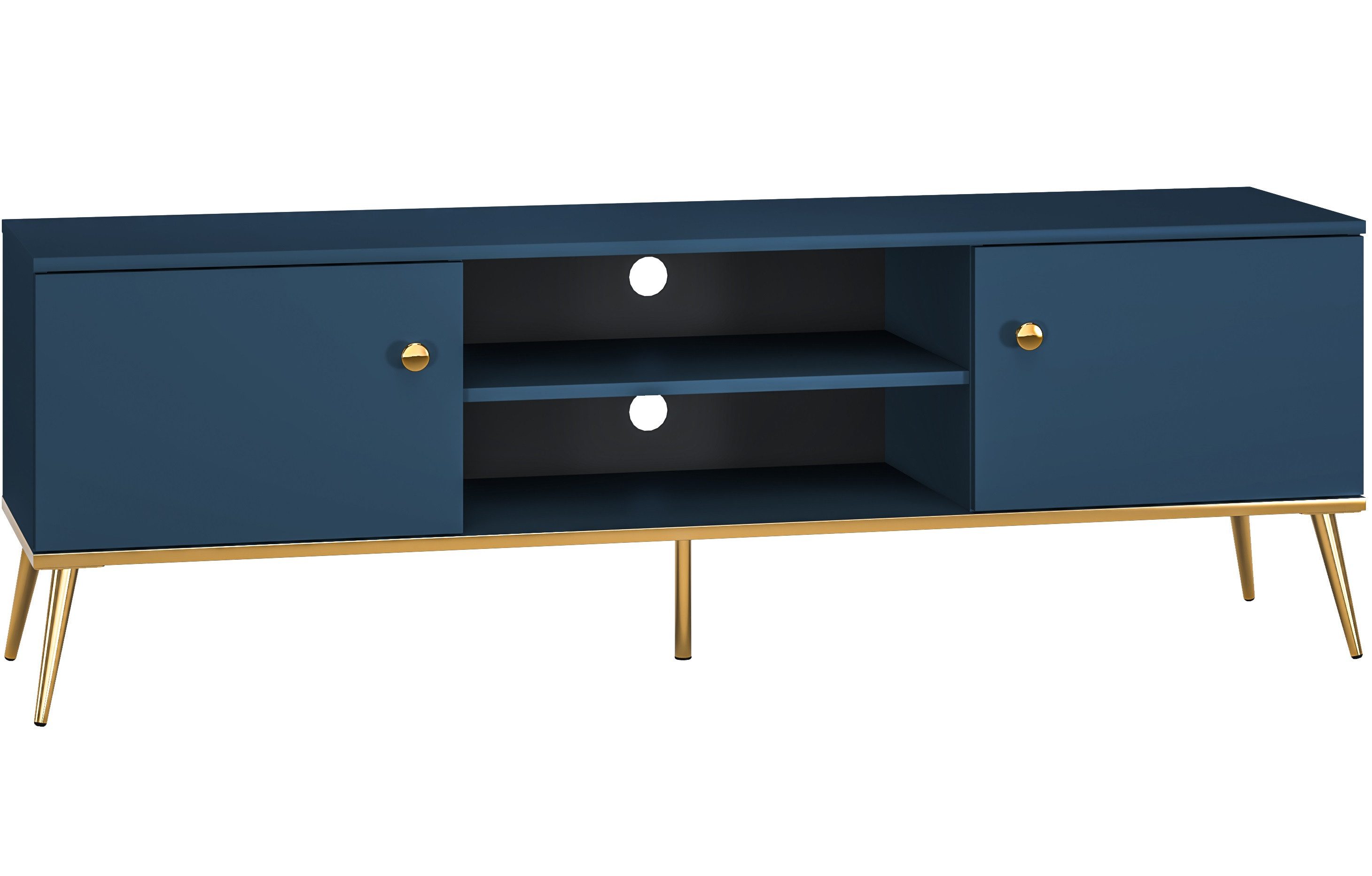 Marmex Möbel TV-Board MARINE 05 TV-Schrank Lowboard mit 2 Schranktüren Wohnzimmer