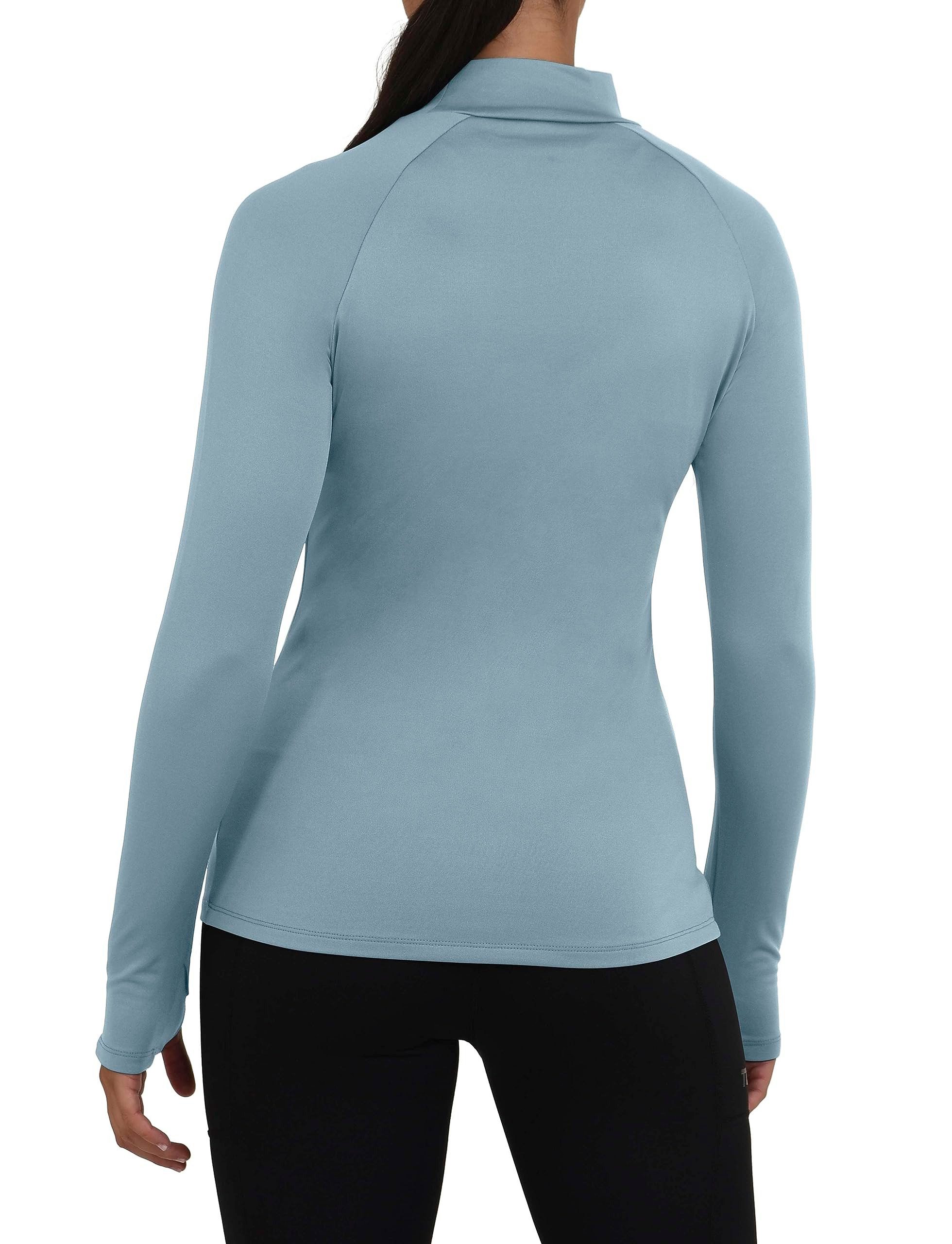 TCA Trainingsshirt TCA Damen Thermo-Laufshirt Türkis günstig online kaufen
