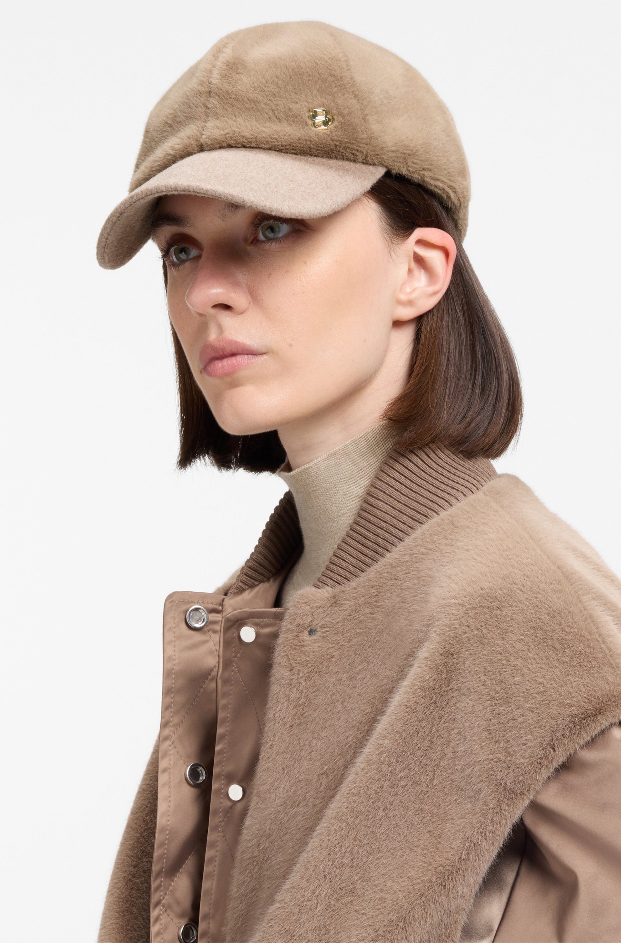 BOSS Baseball Cap Ari Faux Fur günstig online kaufen