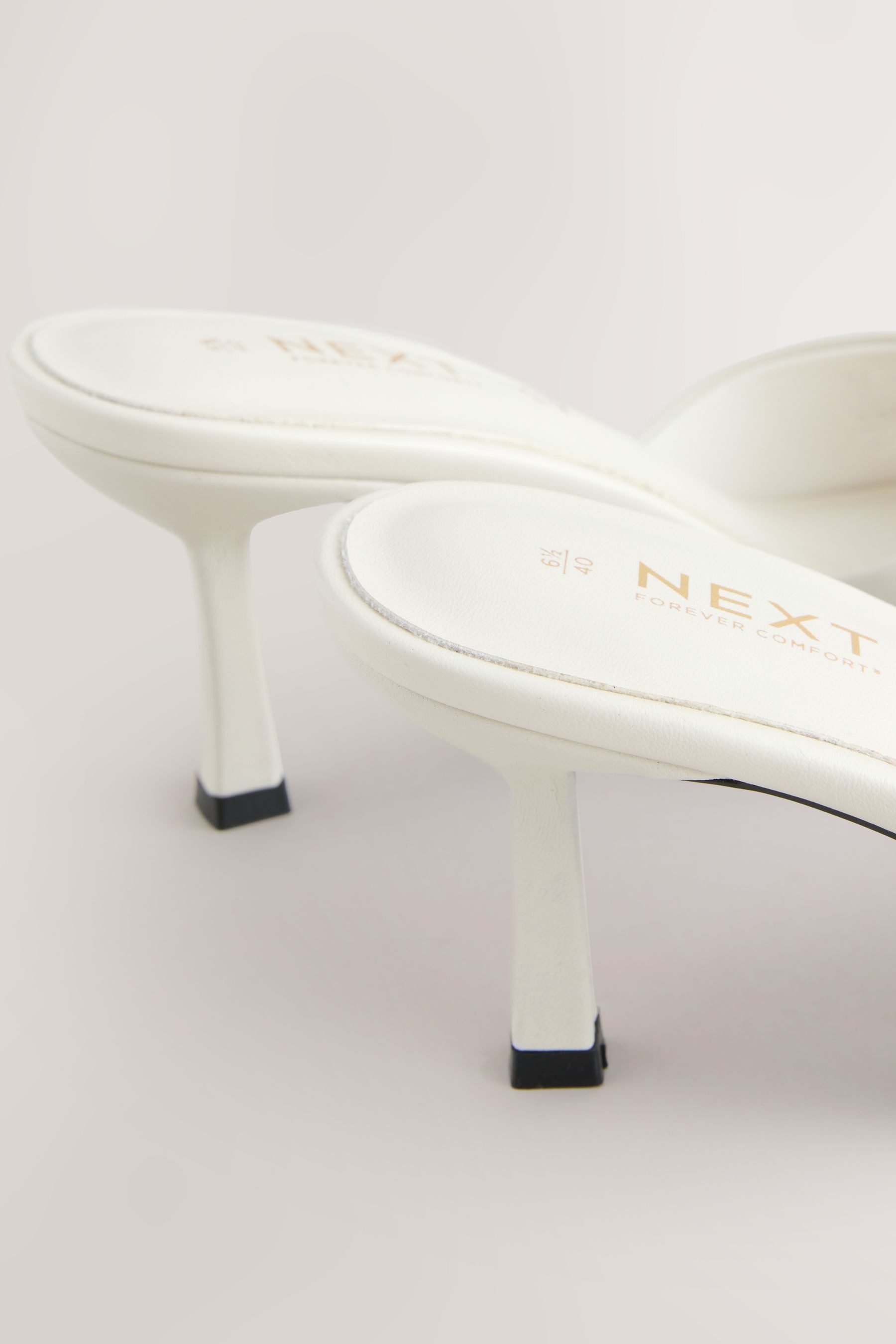 Next Forever Comfort® zehenfreie Leder-Pantoletten Pantolette (1-tlg)