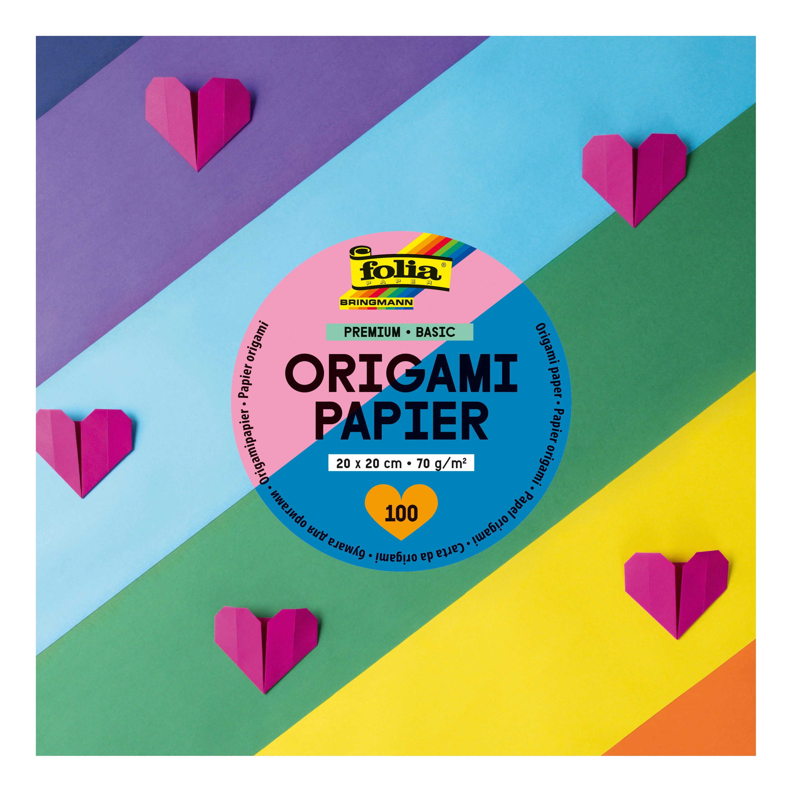 Folia Motivpapier Basic, 70 g/m2, 100 Blatt