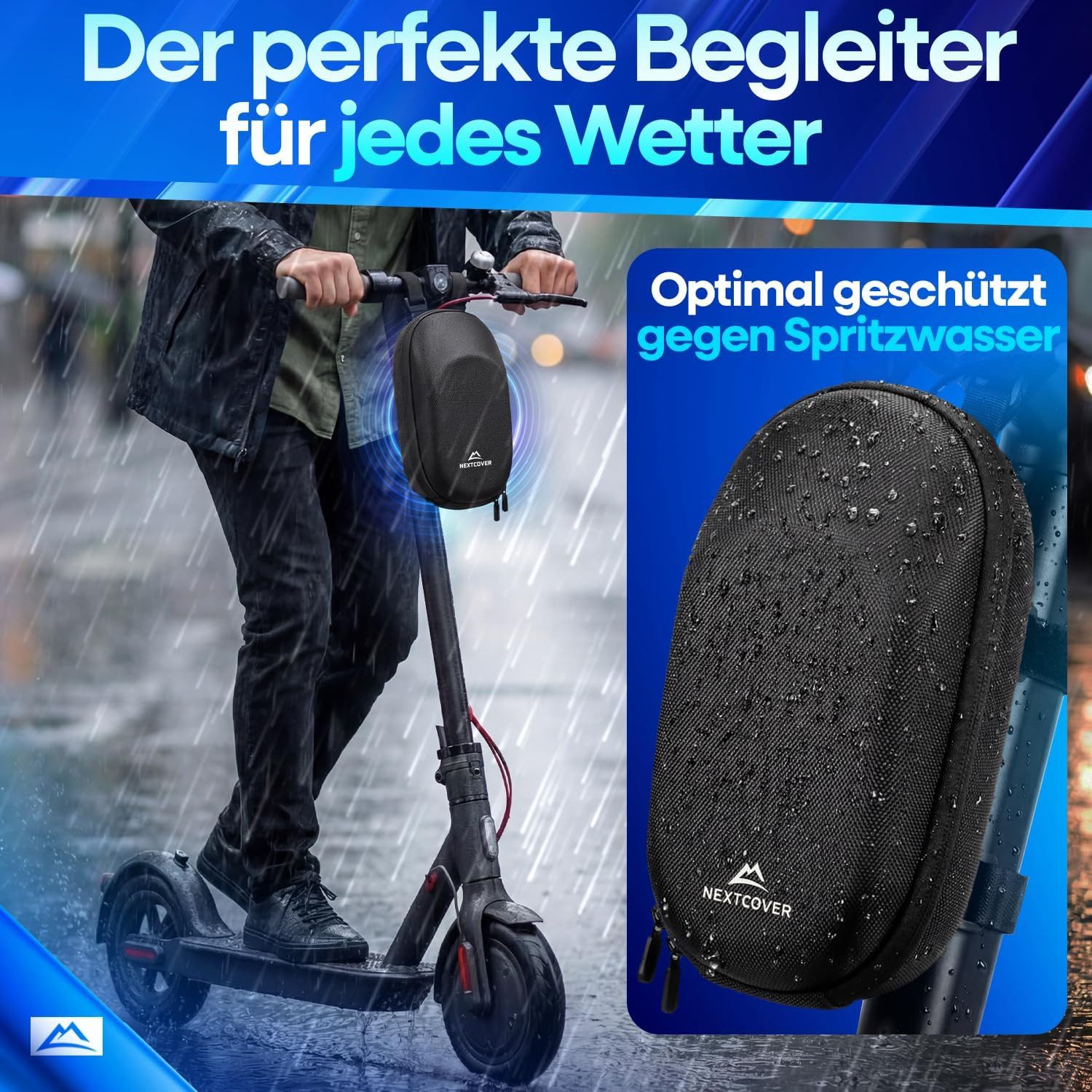 Nextcover Kettenschloss NEXTCOVER® E-Scooter Schloss [Steel-Secure-Technologie]
