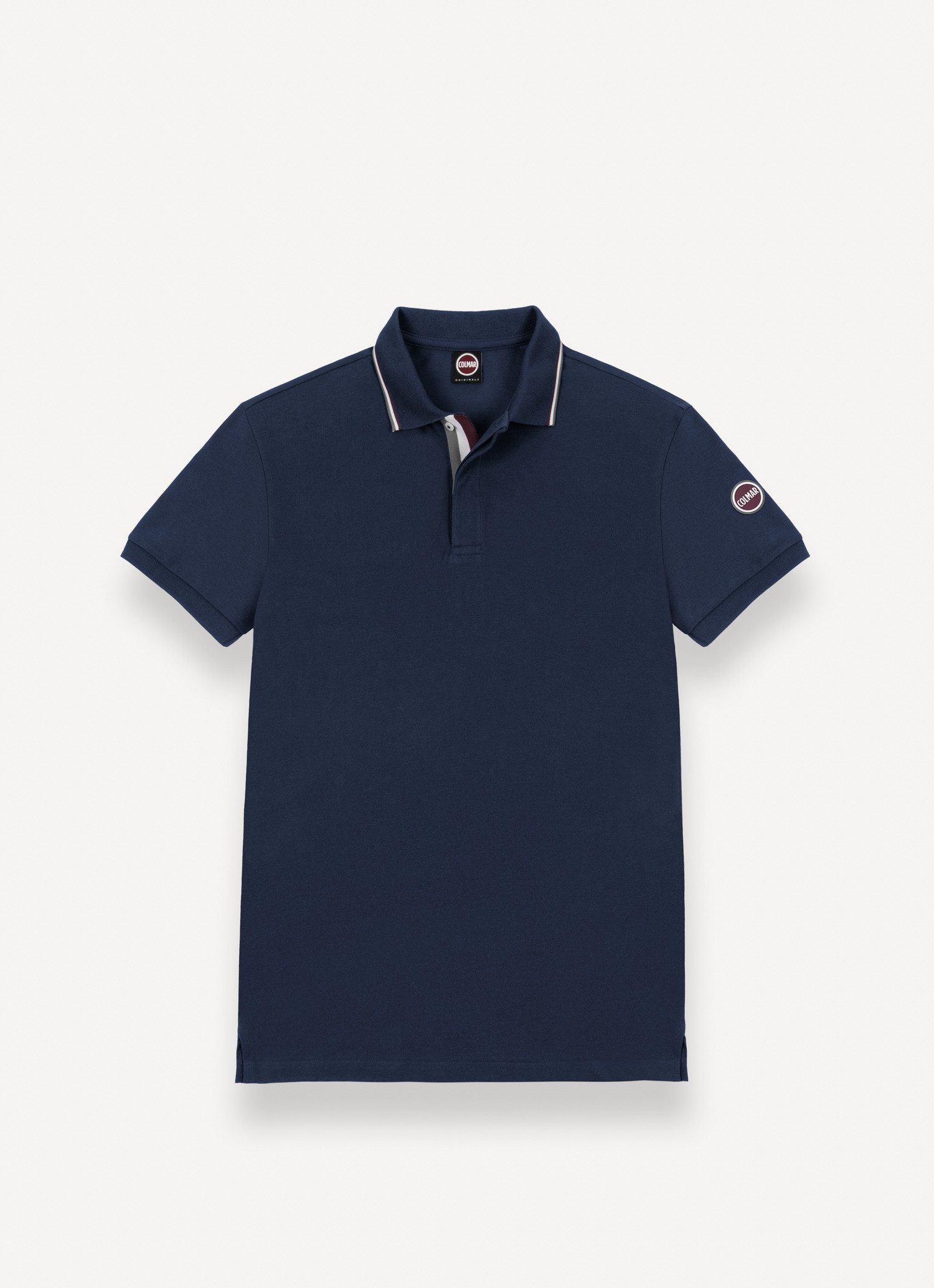 Colmar Poloshirt MENS KNITTED SHIRT aus Baumwolle, verdeckte Knopfleiste, regular fit