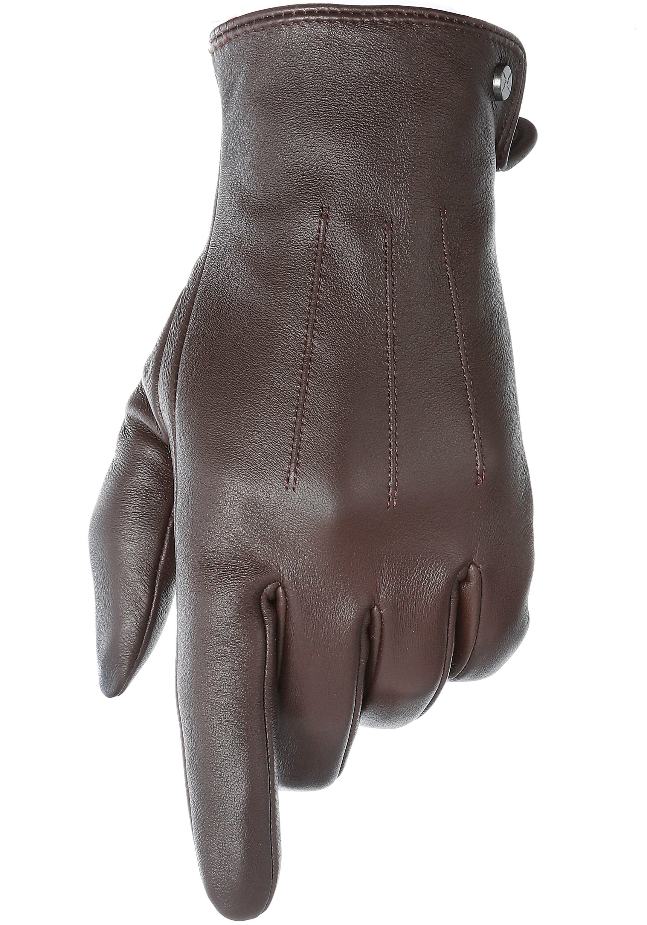 PEARLWOOD Lederhandschuhe Travis Glattlederhandschuh