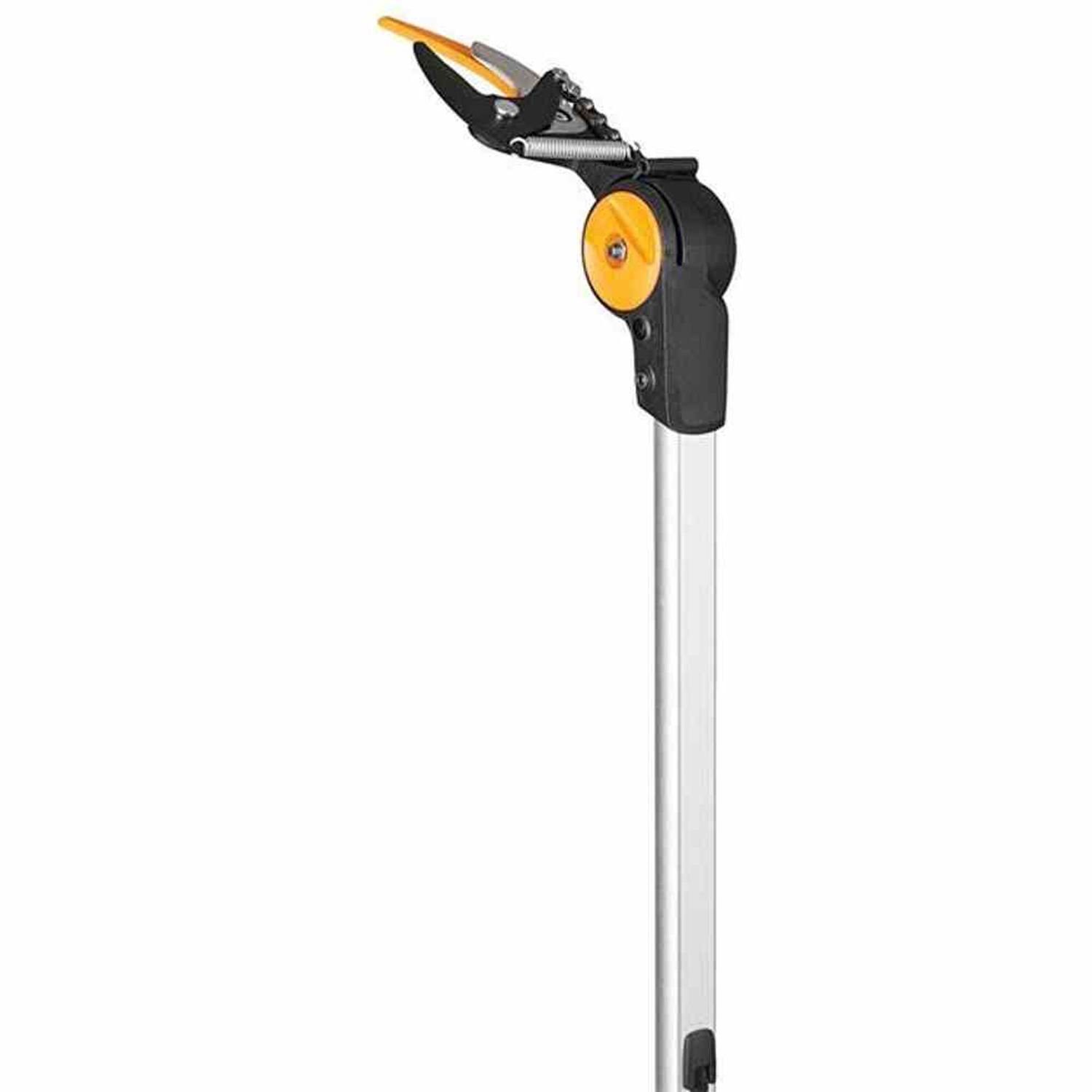 Fiskars Grasschere Teleskop-Schneidgiraffe UPX86 + Adapter-Baumsäge