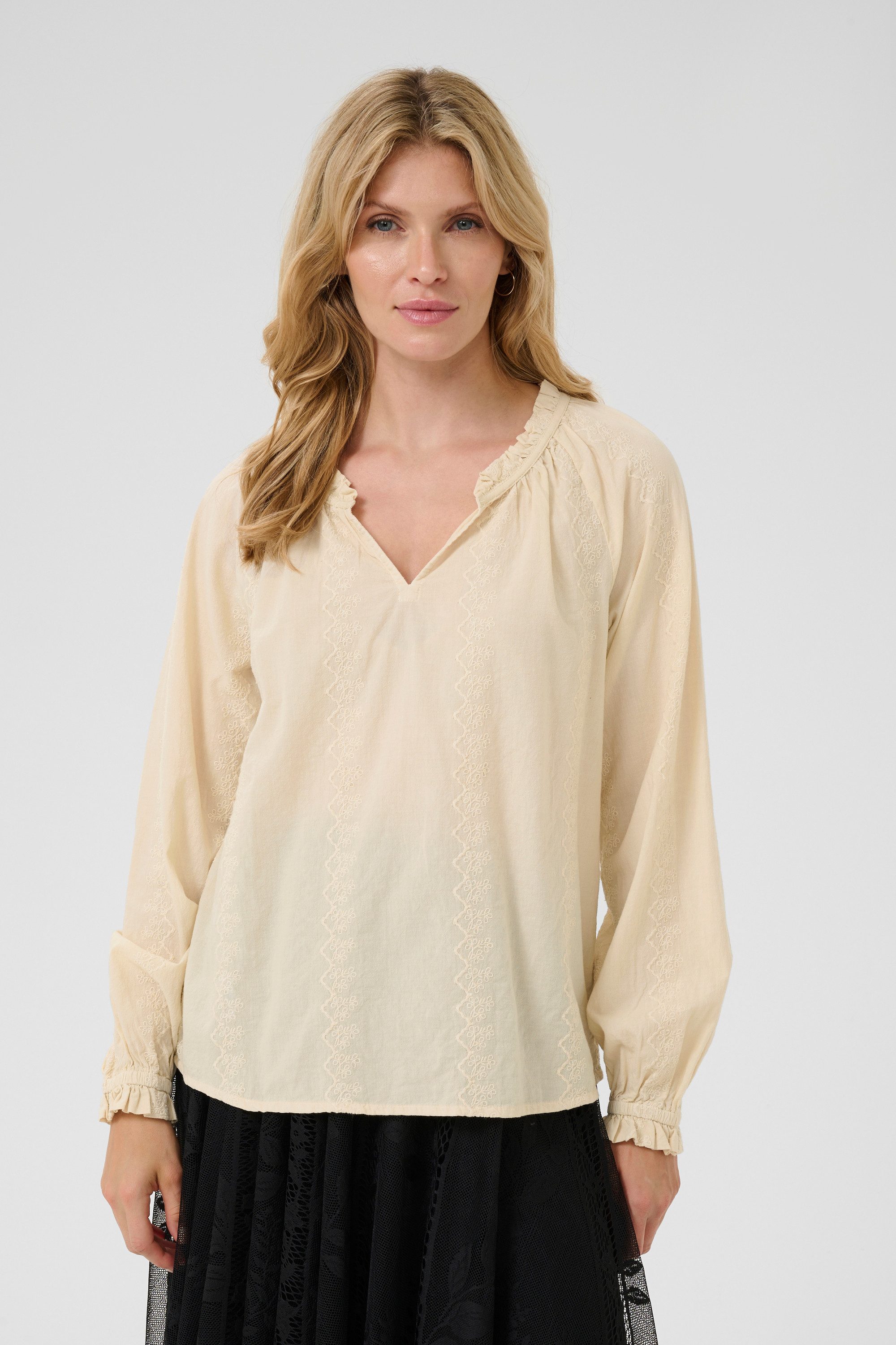 Cream Kurzarmbluse Kurzarm-Bluse CRSienna