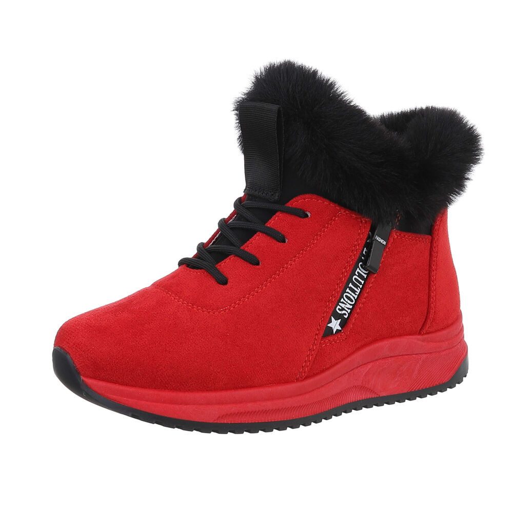 Ital-Design Damen Snowboots Freizeit Snowboots (87214528) Flach Plateaustie günstig online kaufen