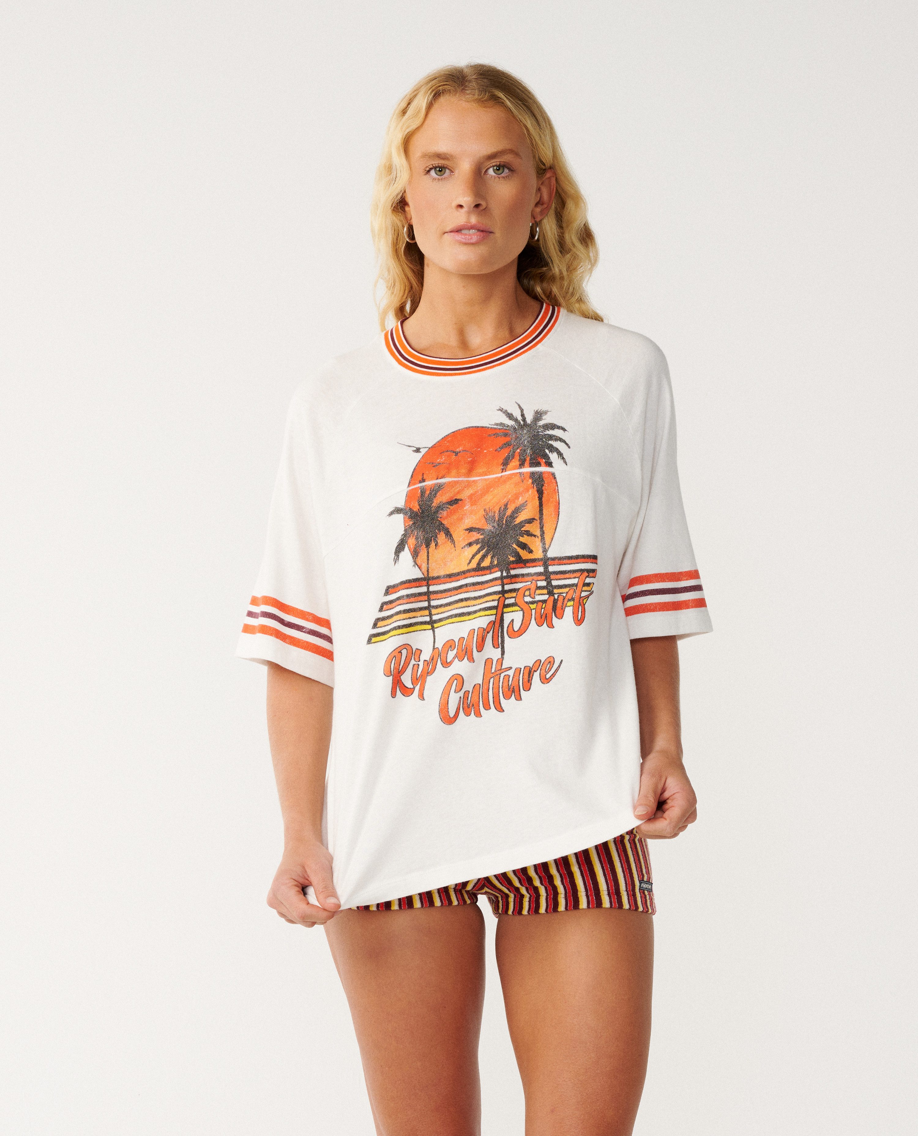Rip Curl T-Shirt Surf Culture Oversize Crop T-Shirt