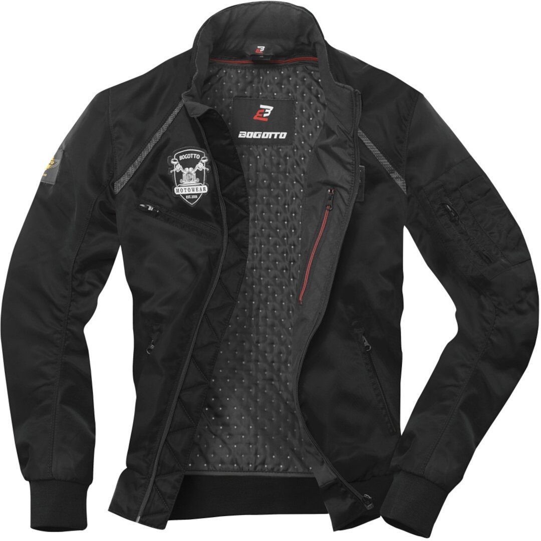 Bogotto Allwetterjacke Boston Motorrad Textiljacke herausnehmbares Innenfutter