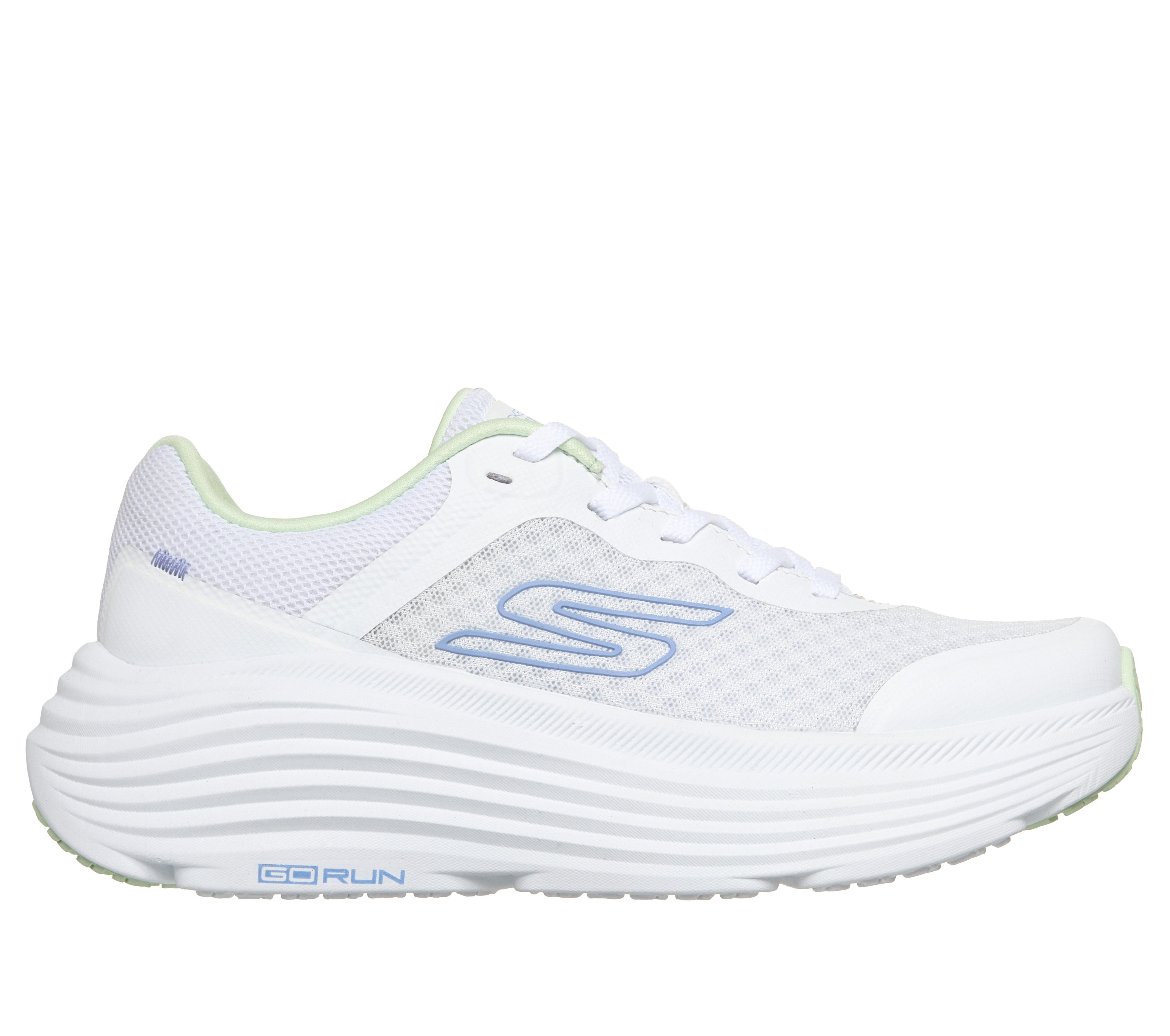 Skechers MAX CUSHIONING Sneaker Laufschuh, Sportschuh, Schnürschuh, Freizeitschuh mit Max Cushioning