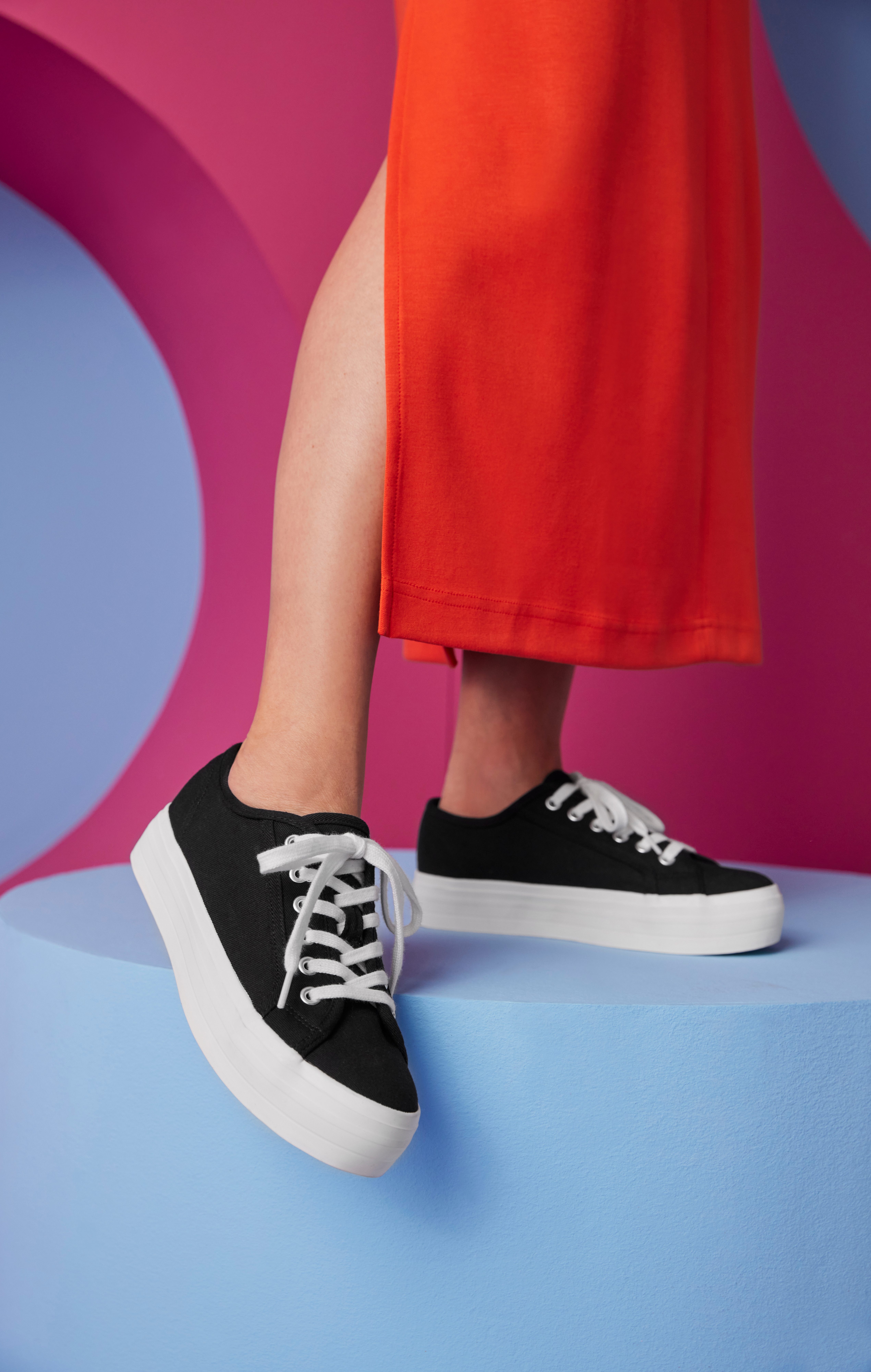 Aniston SHOES Plateausneaker, Freízeitschuh, Basic-Sneaker, Schnürschuh günstig online kaufen