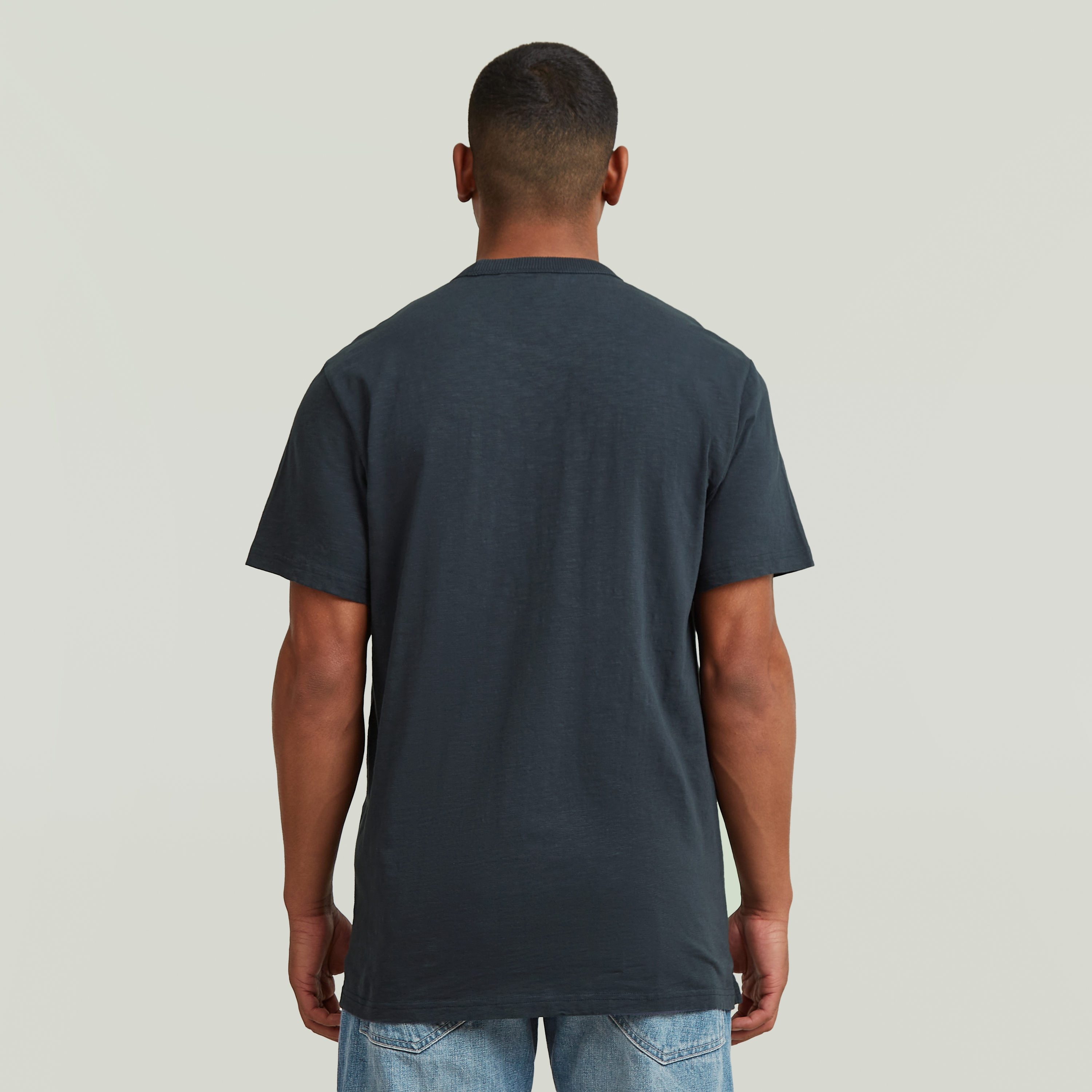 G-STAR T-Shirt Nifous Rundhals, mit Rippeinsatz günstig online kaufen