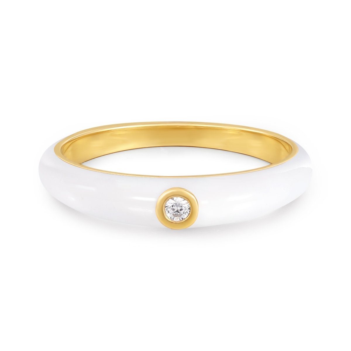 Silberring gelbgold