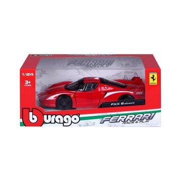 Bburago Modellauto Ferrari FXX Evoluzione (rot), Maßstab 1:24, detailliertes Modell