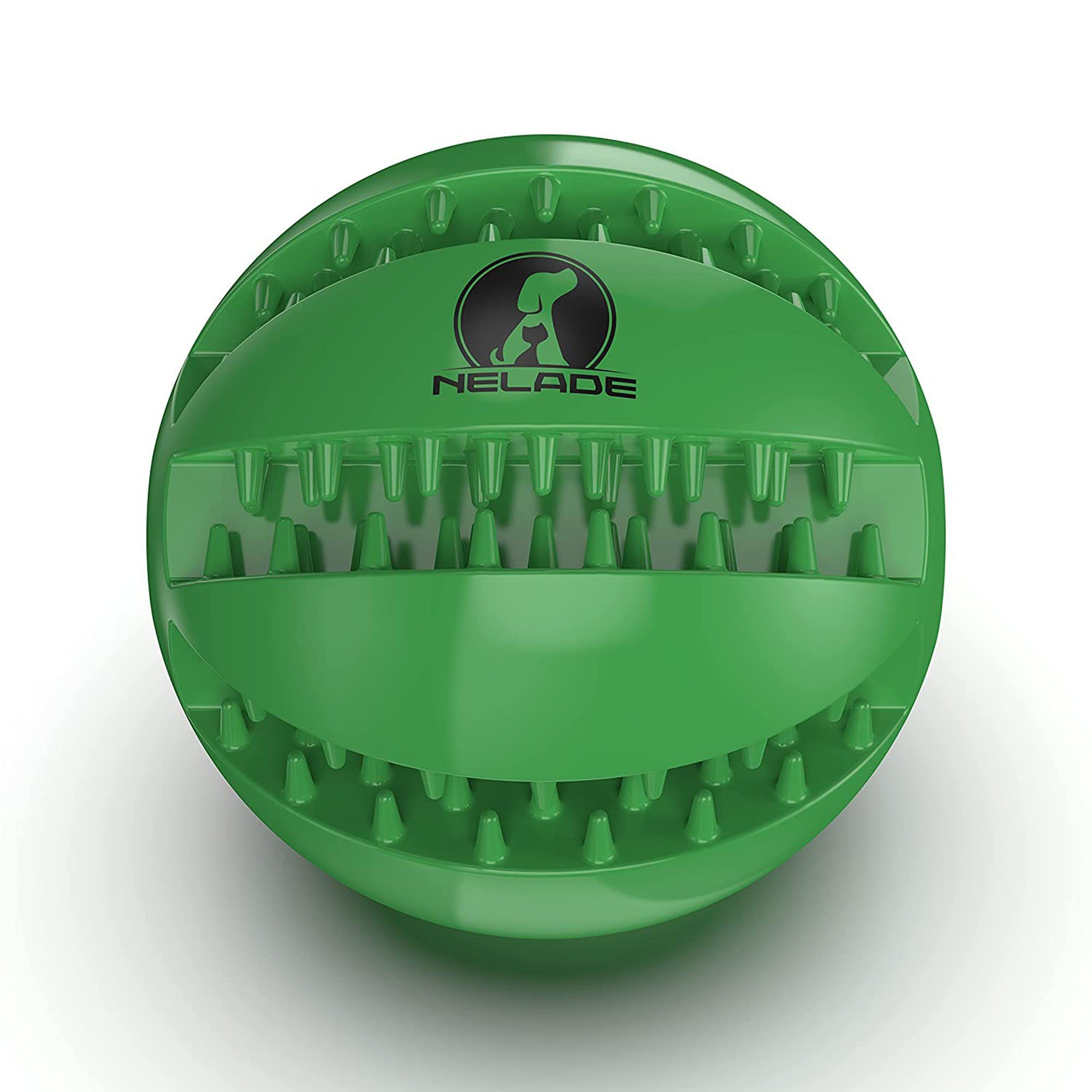 NELADE® Snackball - Ø 7cm für Kleine & Große Hunde - 100% Kautschuk, Naturkautschuk