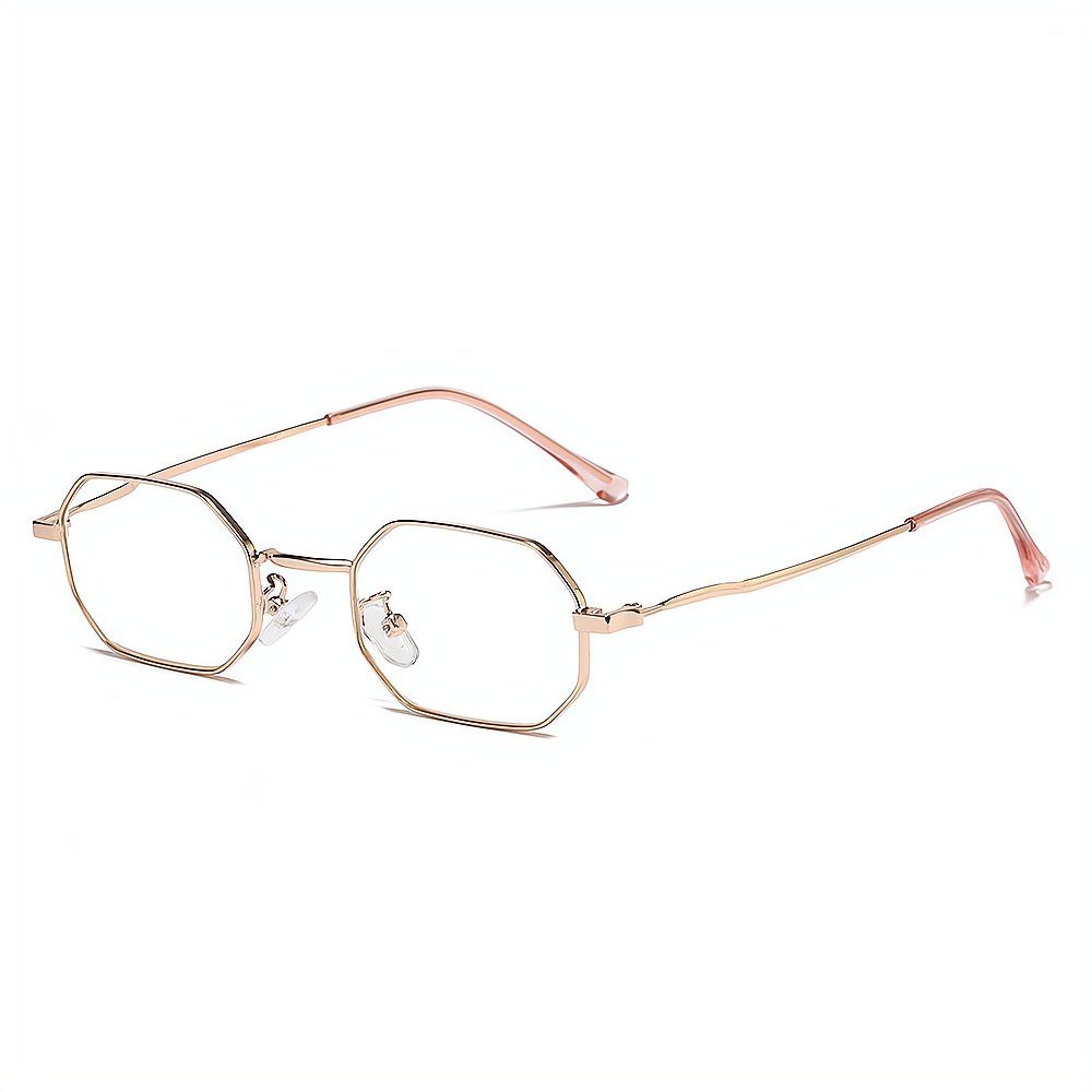 PACIEA Lesebrille Mode bedruckte Rahmen anti blaue presbyopische Gläser rosa