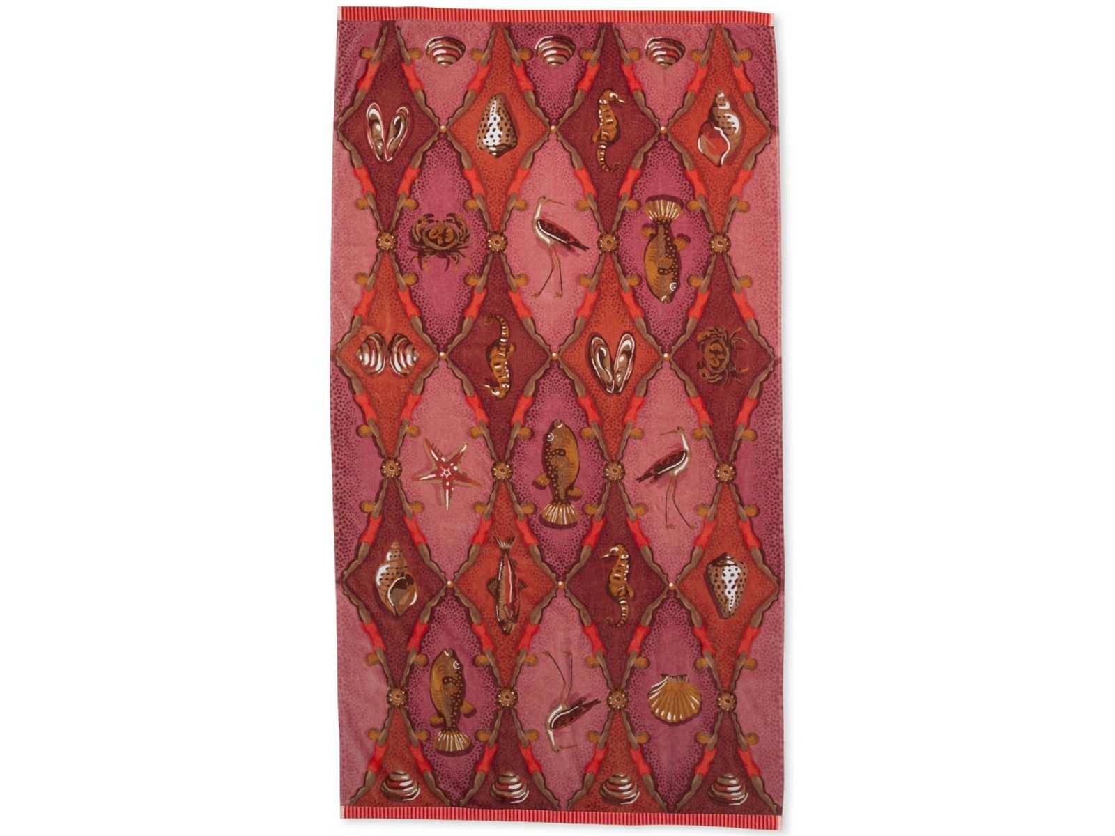PiP Studio Полотенца Little Sea pink Badetuch 100x180cm (1 Stück), 100% Baumwolle (329675)