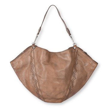 Campomaggi Handtasche Trapeztasche Anna M Grigio Perla