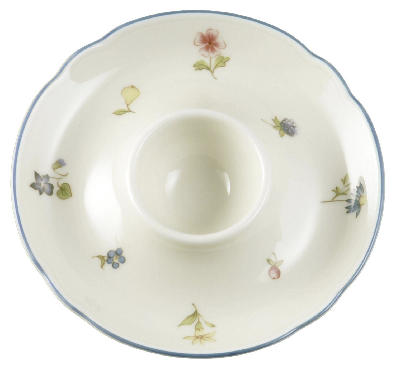 Seltmann Weiden Eierbecher Eierbecher mit Ablage, Mehrfarbig, Ø 13 cm