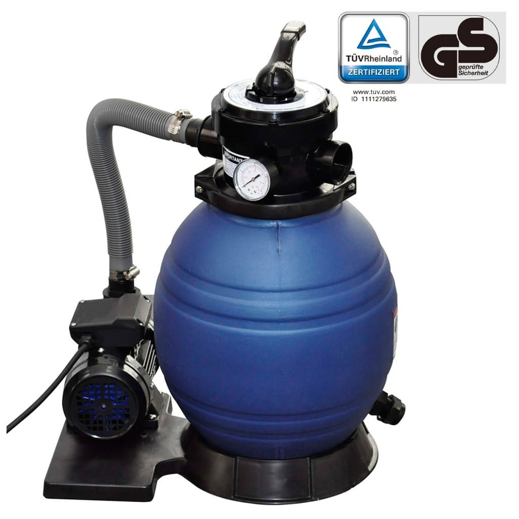 vidaXL Sandfilteranlage, Sandfilterpumpe 400 W 11.000 günstig online kaufen