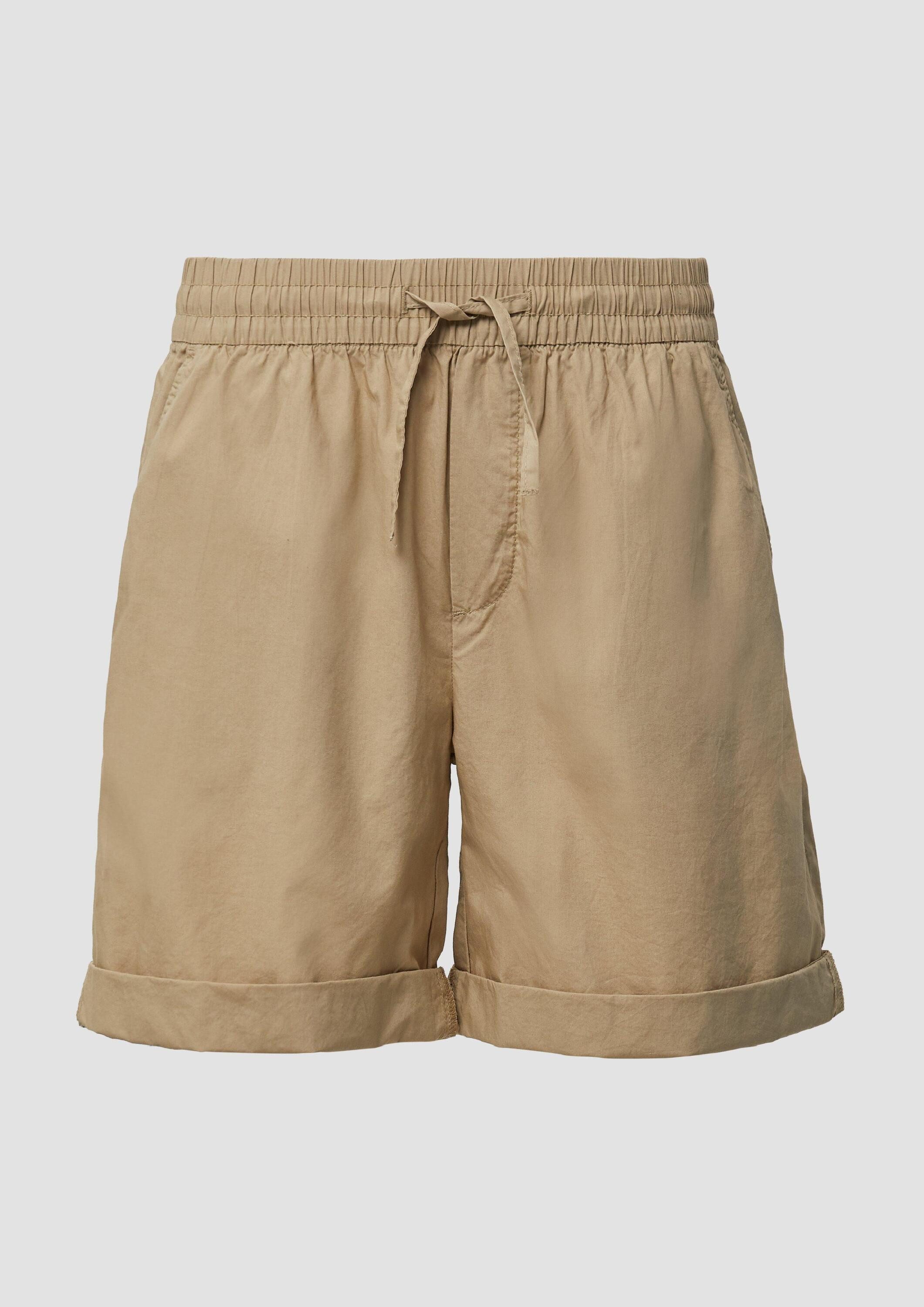 s.Oliver Shorts Hose Leichte Relaxed-Fit-Shorts aus Baumwollmix