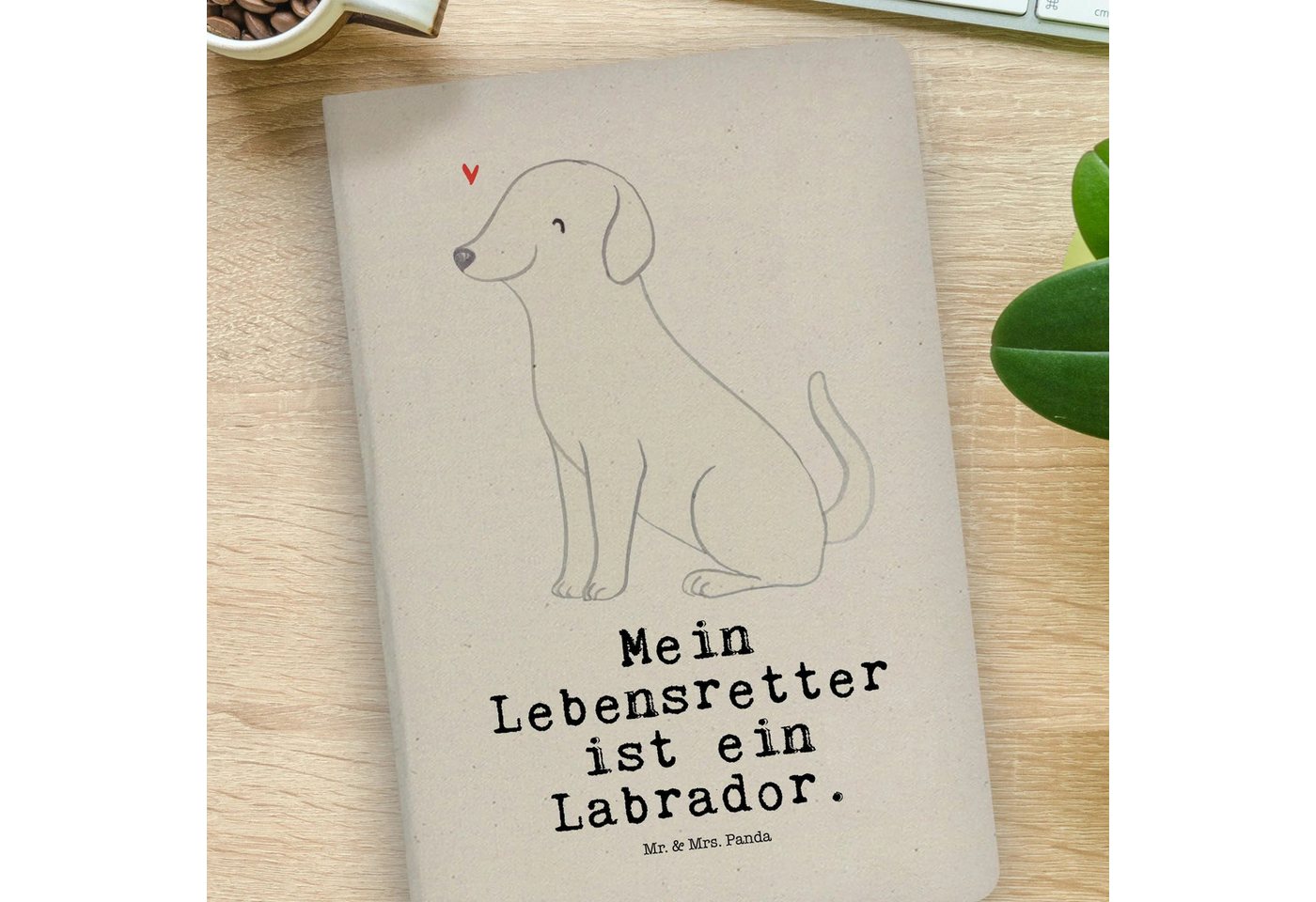 Thumbnail - Mr. & Mrs. Panda Notizbuch Labrador Lebensretter - Transparent - Geschenk, Welpe, Tierfreund, Hu Mr. & Mrs. Panda, Bezau...