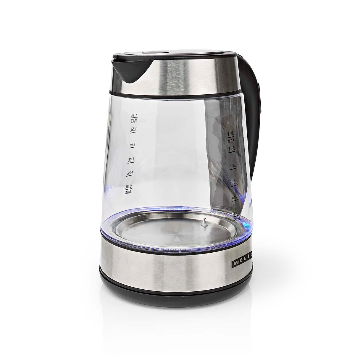 MELISSA Wasserkocher 16130311, 2.7 l, 2200 W, Temperaturwahl 50/70/80/90/100 °C, Strix-Regler, Warmhaltefunktion