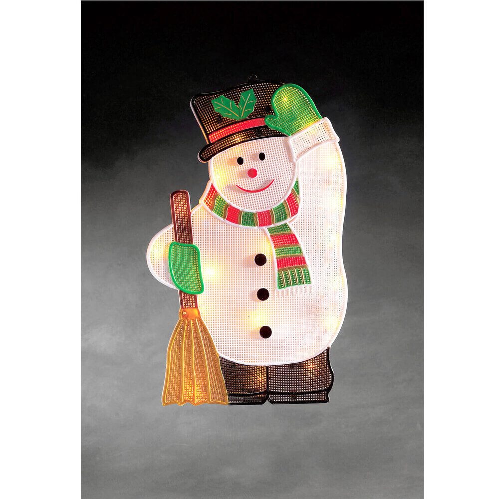 KONSTSMIDE Beleuchtetes Fensterbild 20-flammig, Kunststoff, warmweiß, 1lm, günstig online kaufen