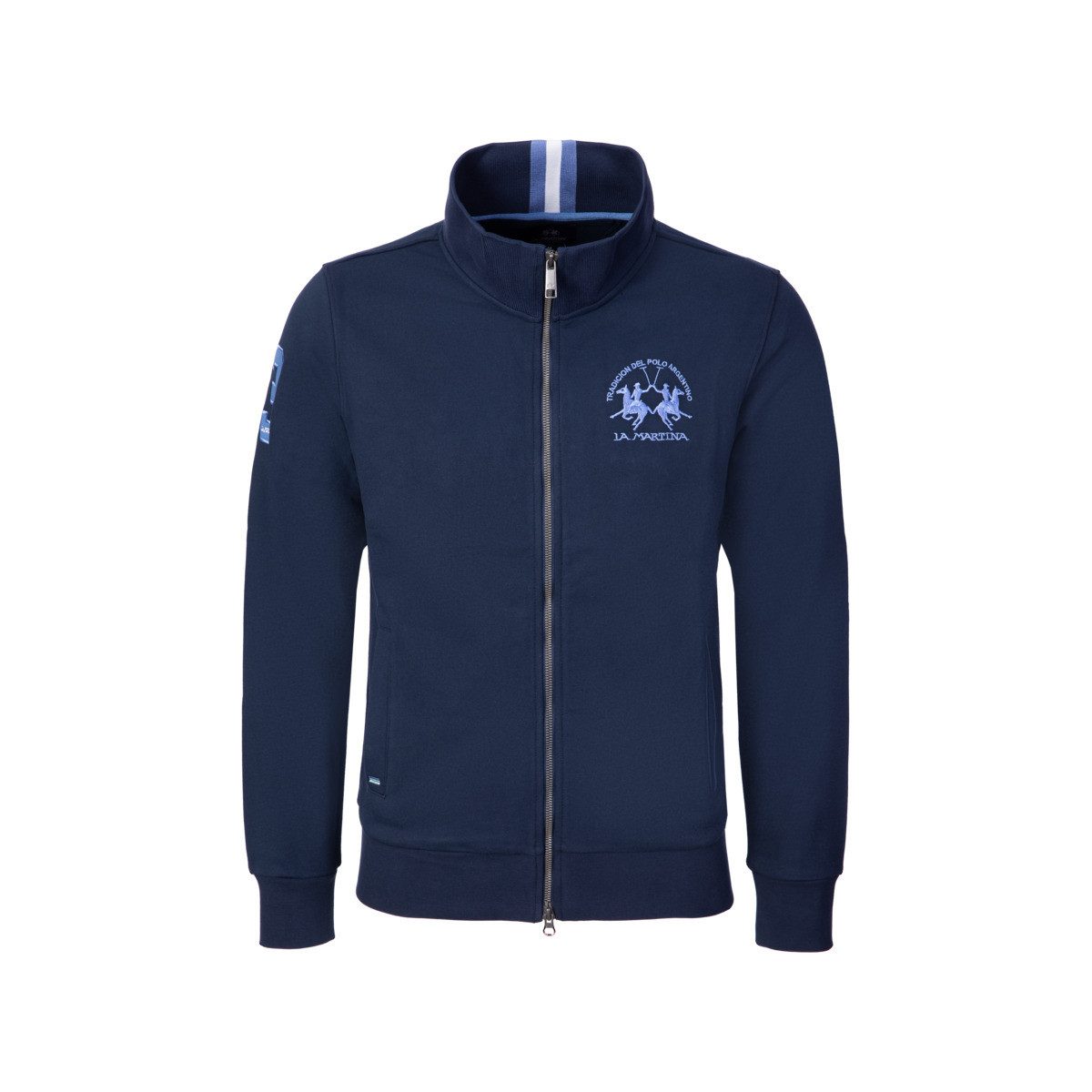 La Martina Sweatjacke MCF300 Herren Zip Hoodie, Kapuzenjacke, Trainingsjacken, Zip Pullover, Freizeitjacke