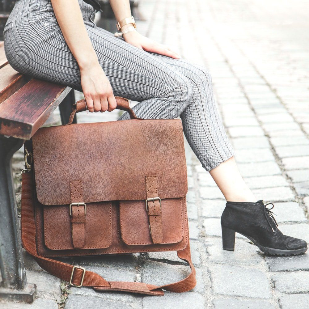 Leder, Aktentasche 420-n Braun, Jahn-Tasche Robuste Jahn-Tasche Lehrertasche Sehr