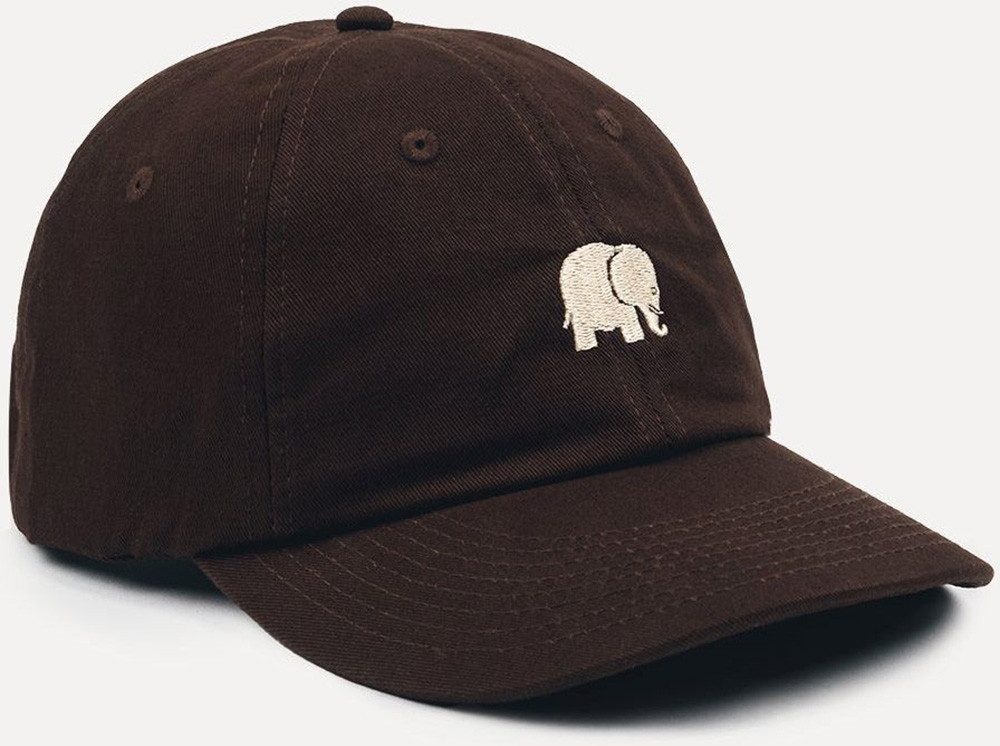 Trendsplant Snapback Cap Logo Dad Cap Poplar Brown