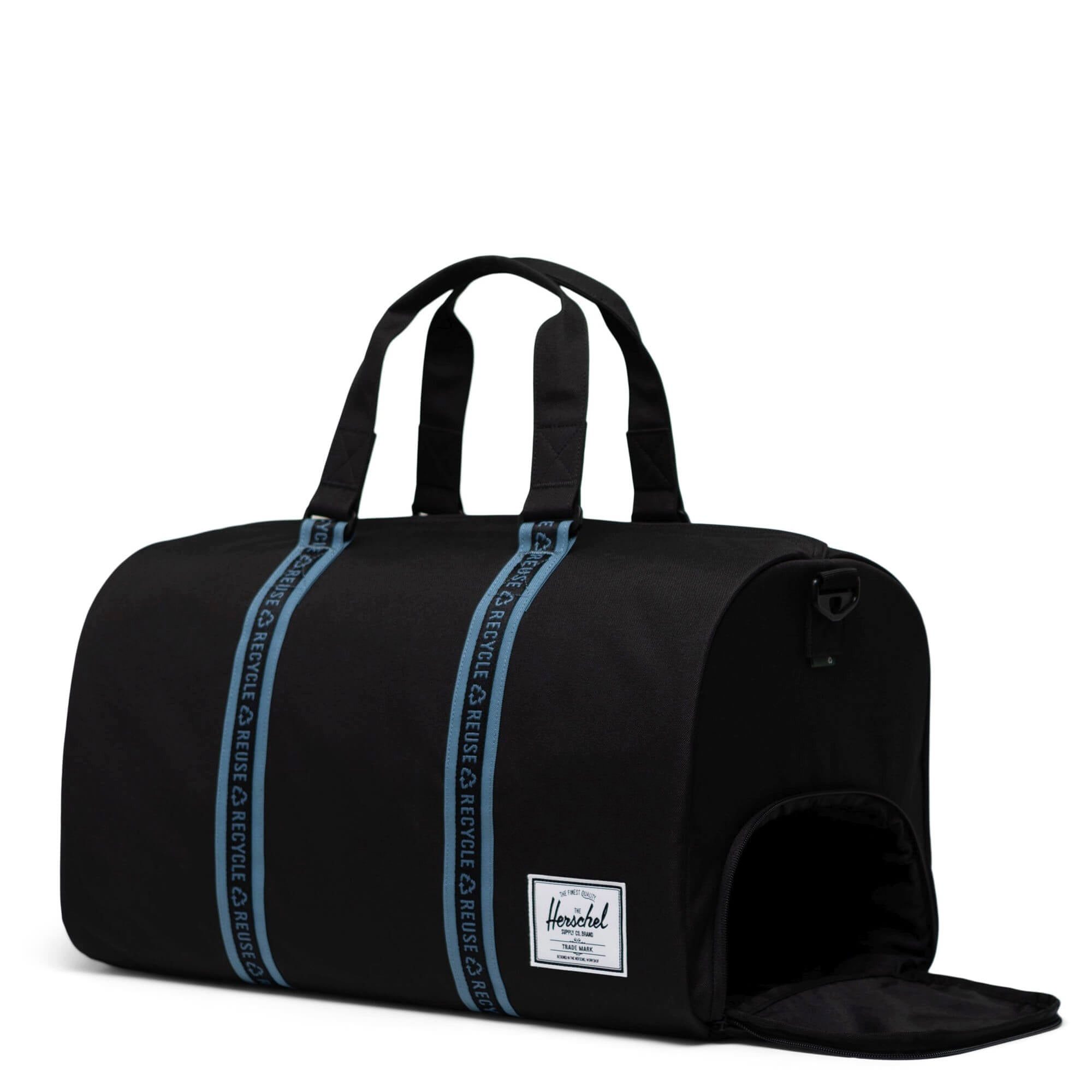 Herschel Reisetasche ECO Novel - Reisetasche 52 cm (black/copen blue)