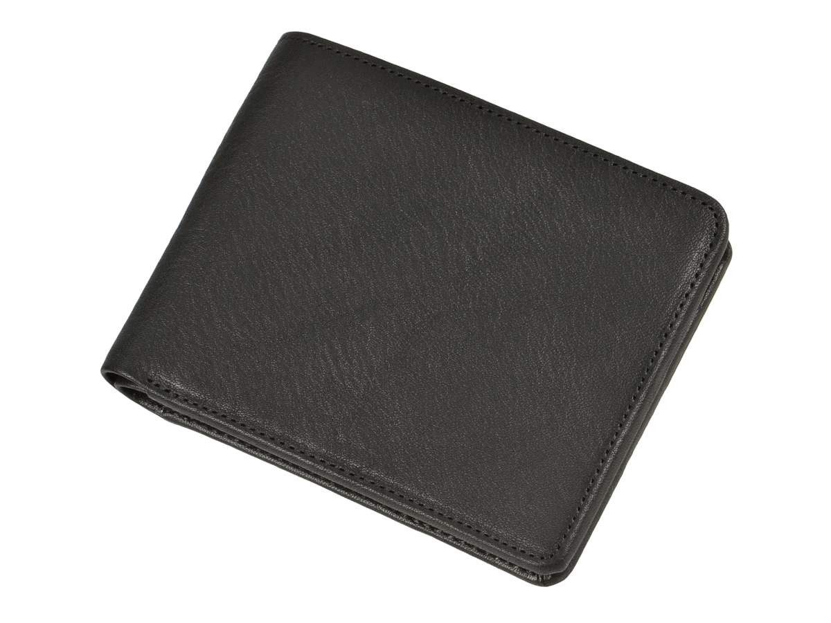 Sonnenleder Geldbörse Ems Portemonnaie Herren Leder im Querformat 6 Kartenfächer sehr edel, Herrenbörse, Portemonnaie, Querformat 11,5x9,5cm, ohne Münzfach