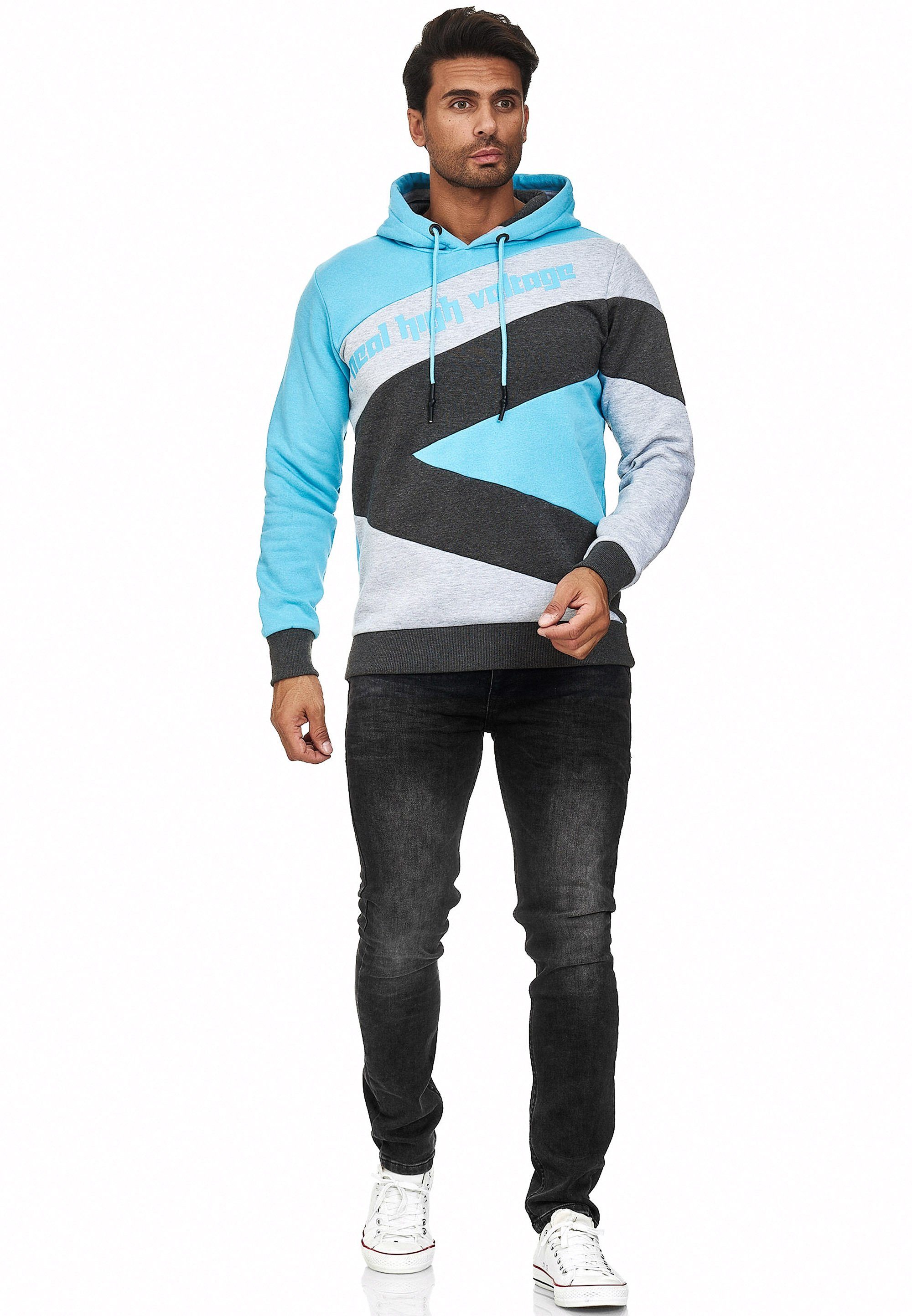 Rusty Neal Kapuzensweatshirt in sportlichem Design günstig online kaufen