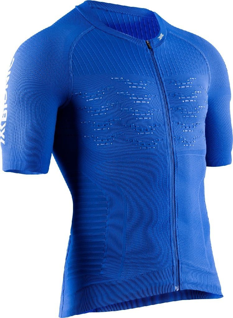 X-Bionic T-Shirt Bikeshirt Cycling Effektor 4D Full-Zip kurzarm blau Herren