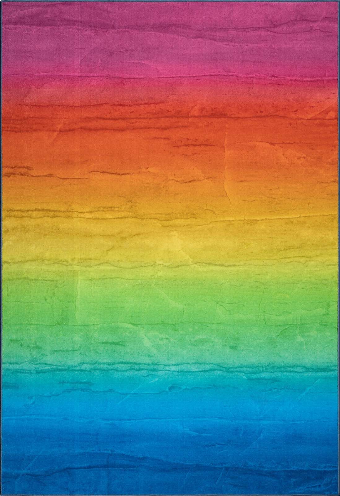TaraCarpet Teppich Kurzflorteppich TaraCarpet Rainbow moderner günstig online kaufen