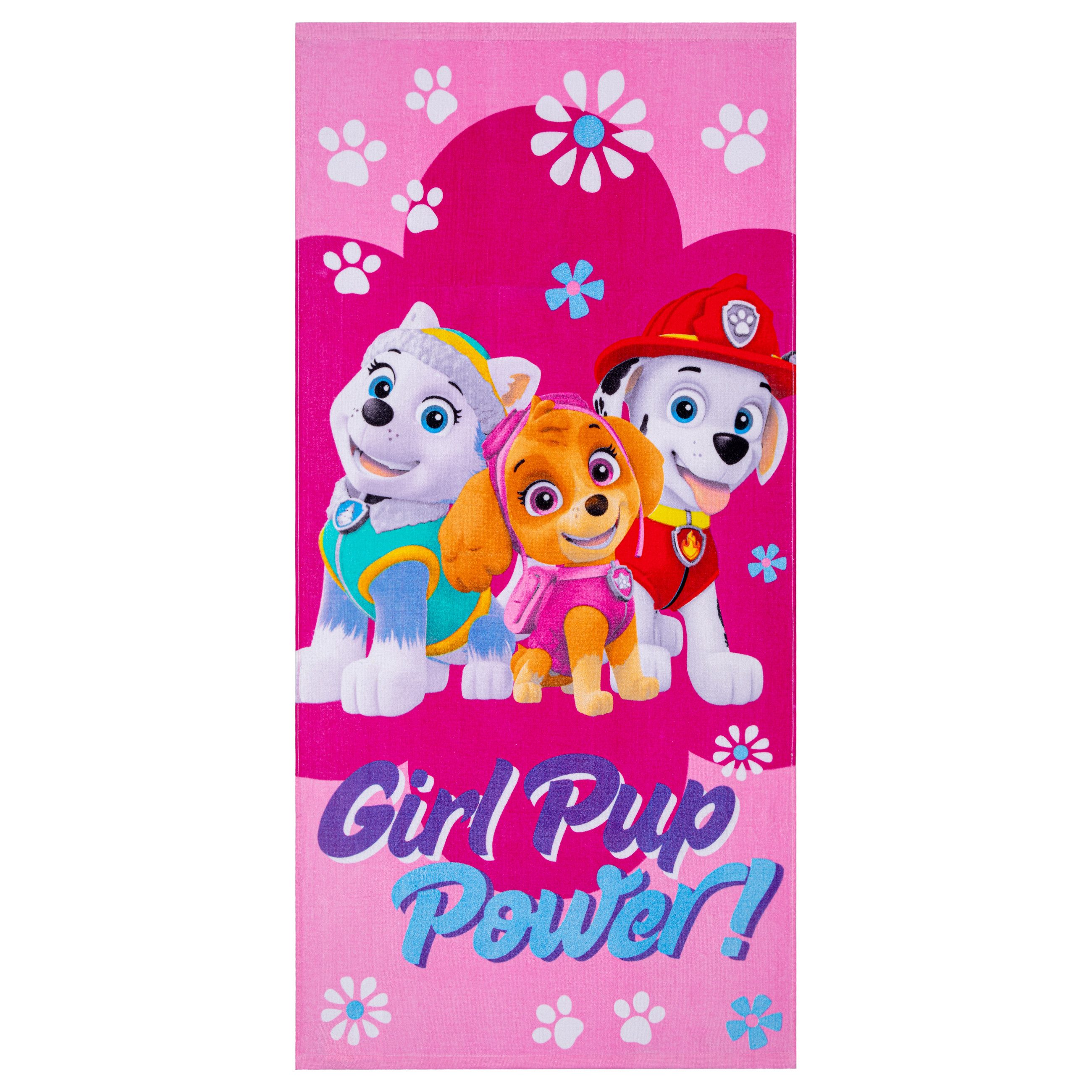 PAW PATROL Strandtuch PAW PATROL Kinder Badehandtuch Strandtuch 70x140 cm, 100% Baumwolle