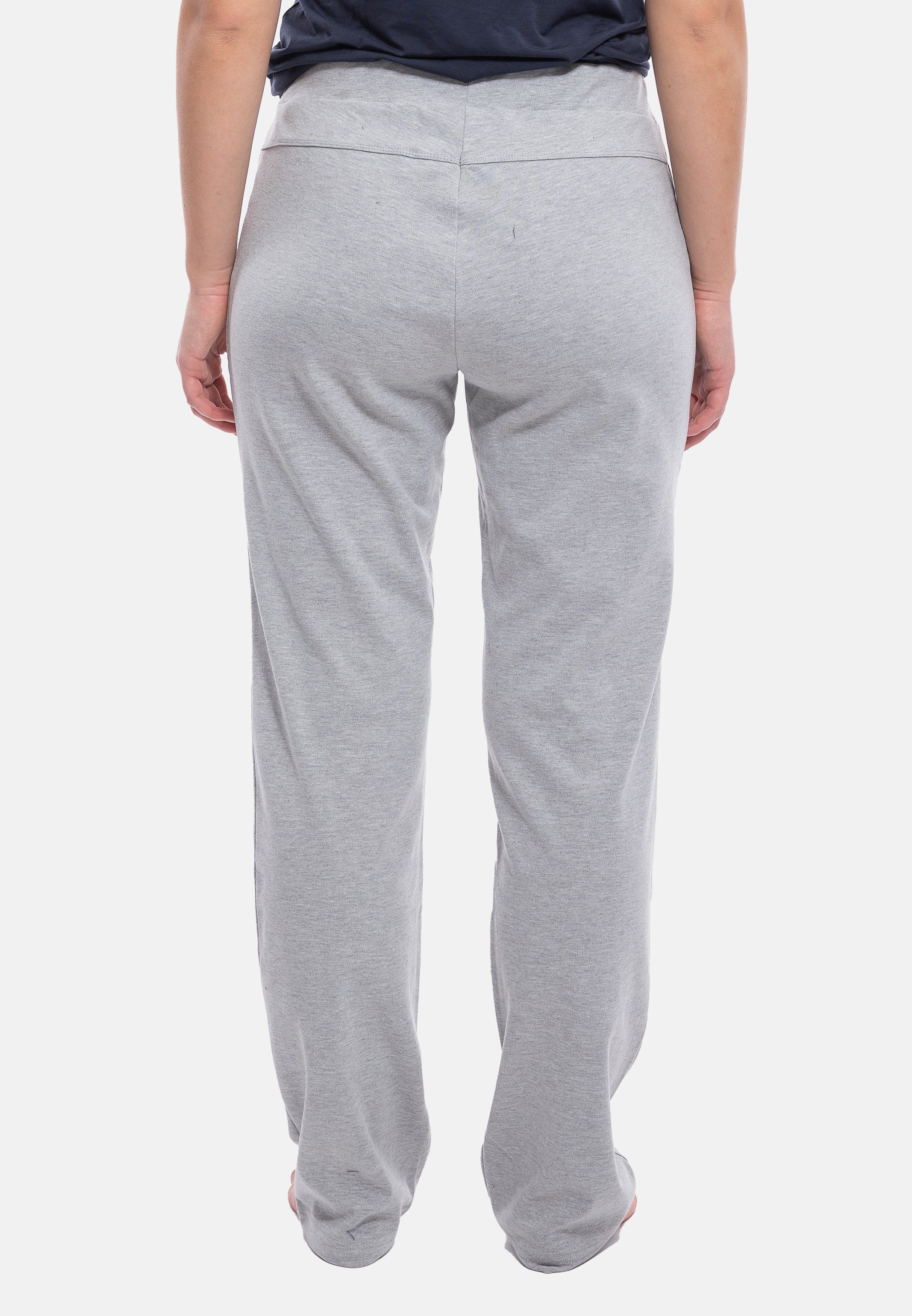 Hajo Jogginghose Klima-Komfort (1-tlg) Freizeit / Jogginghose - Baumwolle - Zwei Seitentaschen mit Zipper