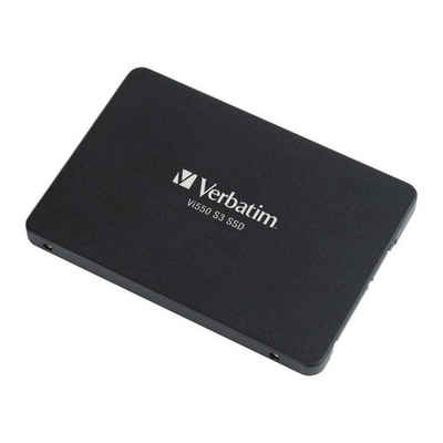 Verbatim Vi550 S3 SSD interne SSD (128GB) 2,5" 560 MB/S Lesegeschwindigkeit, 430 MB/S Schreibgeschwindigkeit, SATA III, 7 mm, 3D NAND-Technologie