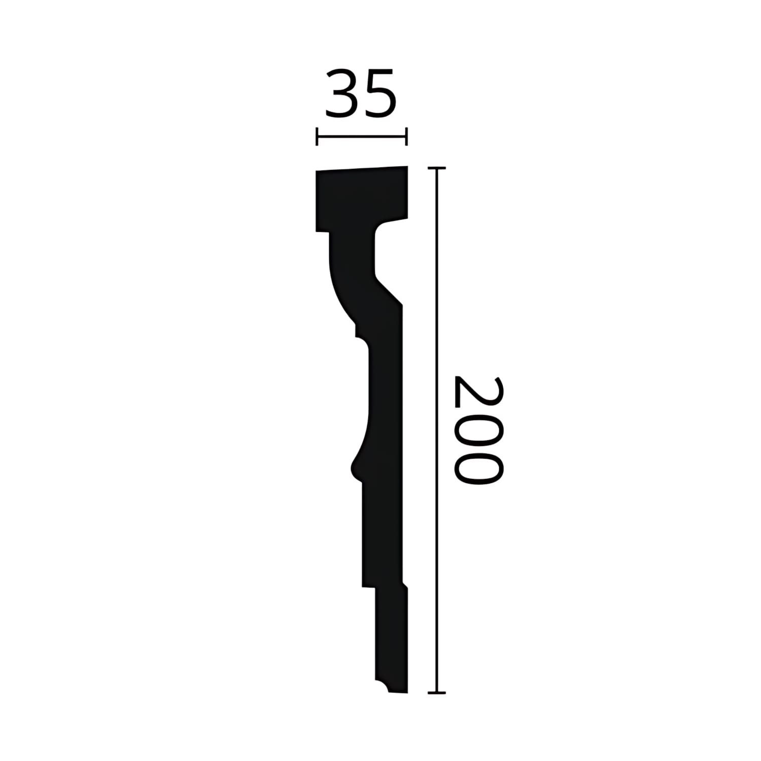 NOËL & MARQUET by nmc Zierleiste NMC MA15 Türumrandung Fassadenstuck Fensterumrandung Fassadenprofil 2m, kleben, Polyurethan Hartschaum, Türumrandung, 1-St., Türumrandung, Fassadenstuck Fensterumrandung Fassadenprofil Modern weiß vorgrundiert