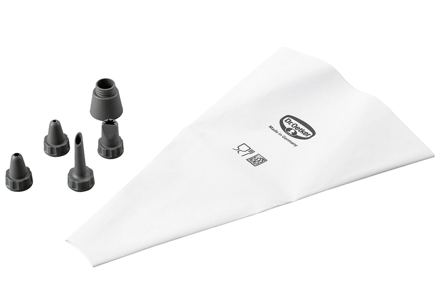 Dr. Oetker Küchenhelfer Spritzbeutel Spritzbeutelset Cl.m4T (Set)