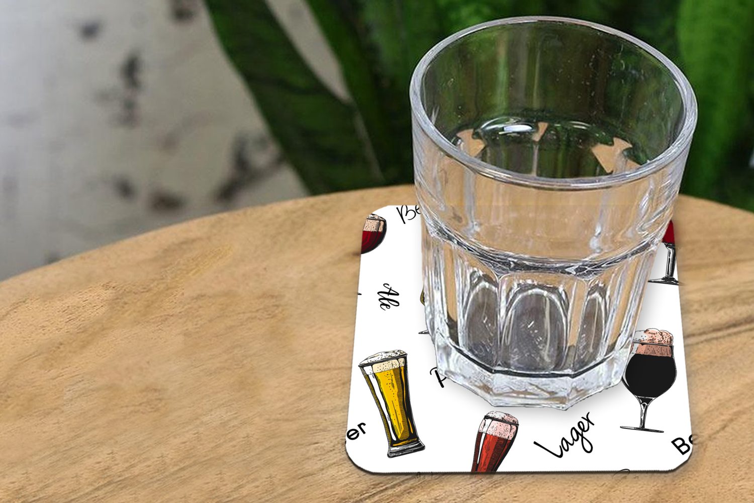 Tischuntersetzer, 6-tlg., Untersetzer, MuchoWow Muster, Gläser, Korkuntersetzer, für Gläser - Glasuntersetzer, Glasuntersetzer Bier Zubehör Tasse -