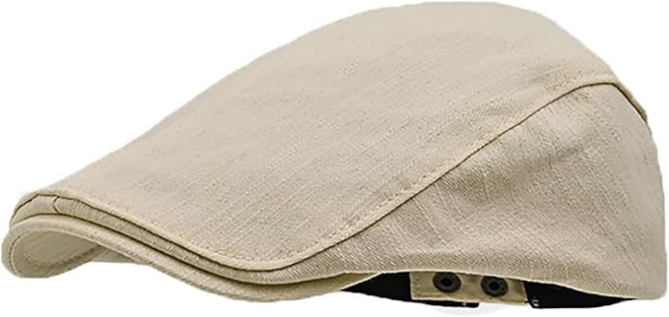 Coonoor Flat Cap Schirmmütze Herren Baumwolle Atmungsaktiv Einstellbare