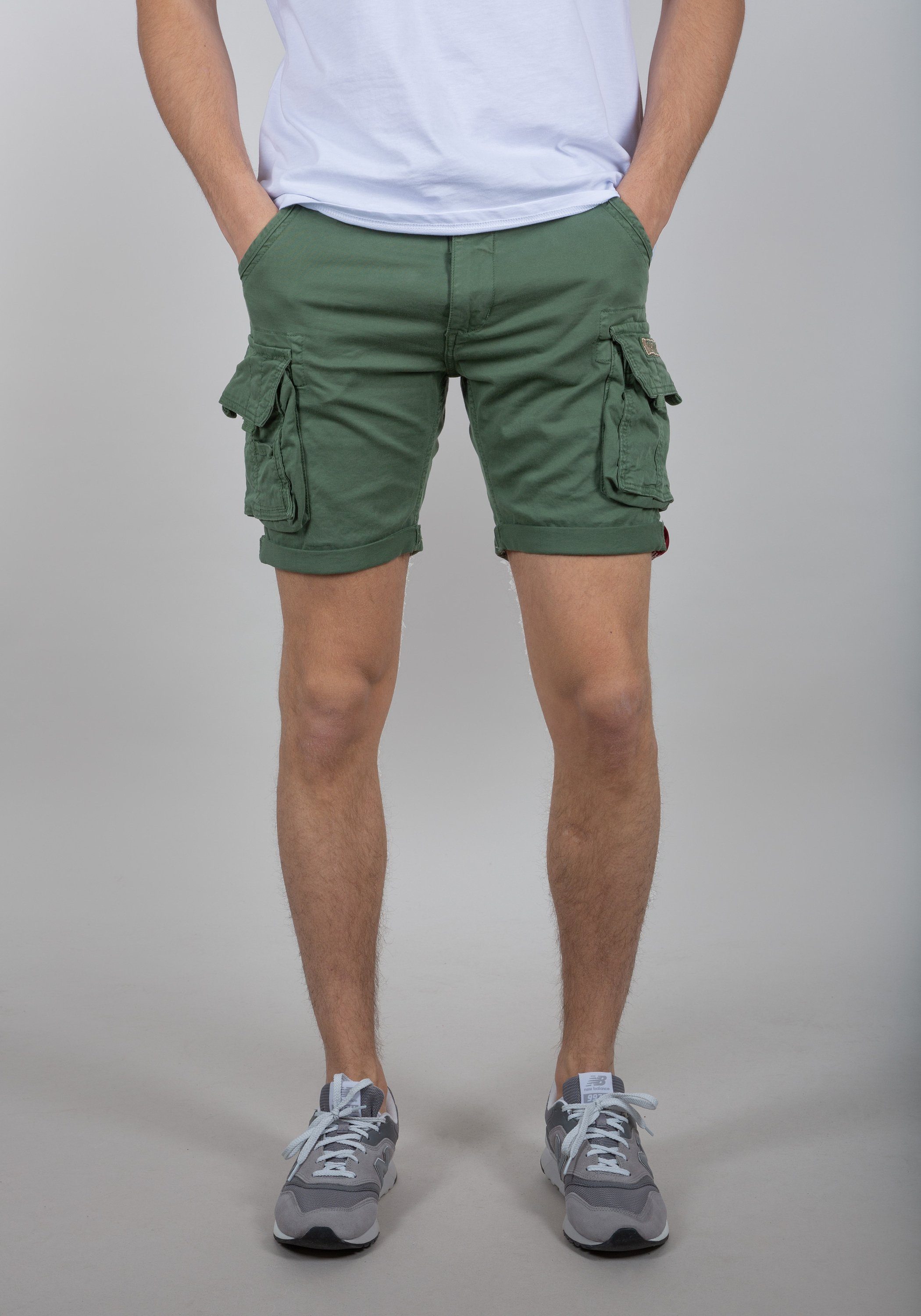 Alpha Industries green Shorts Crew Men Shorts Industries Short - vintage Alpha