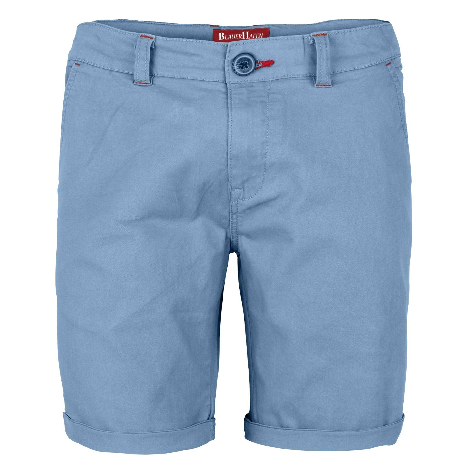 BlauerHafen Chinoshorts Herren Stretch Chino Shorts Slim Fit Bermuda Hose S günstig online kaufen