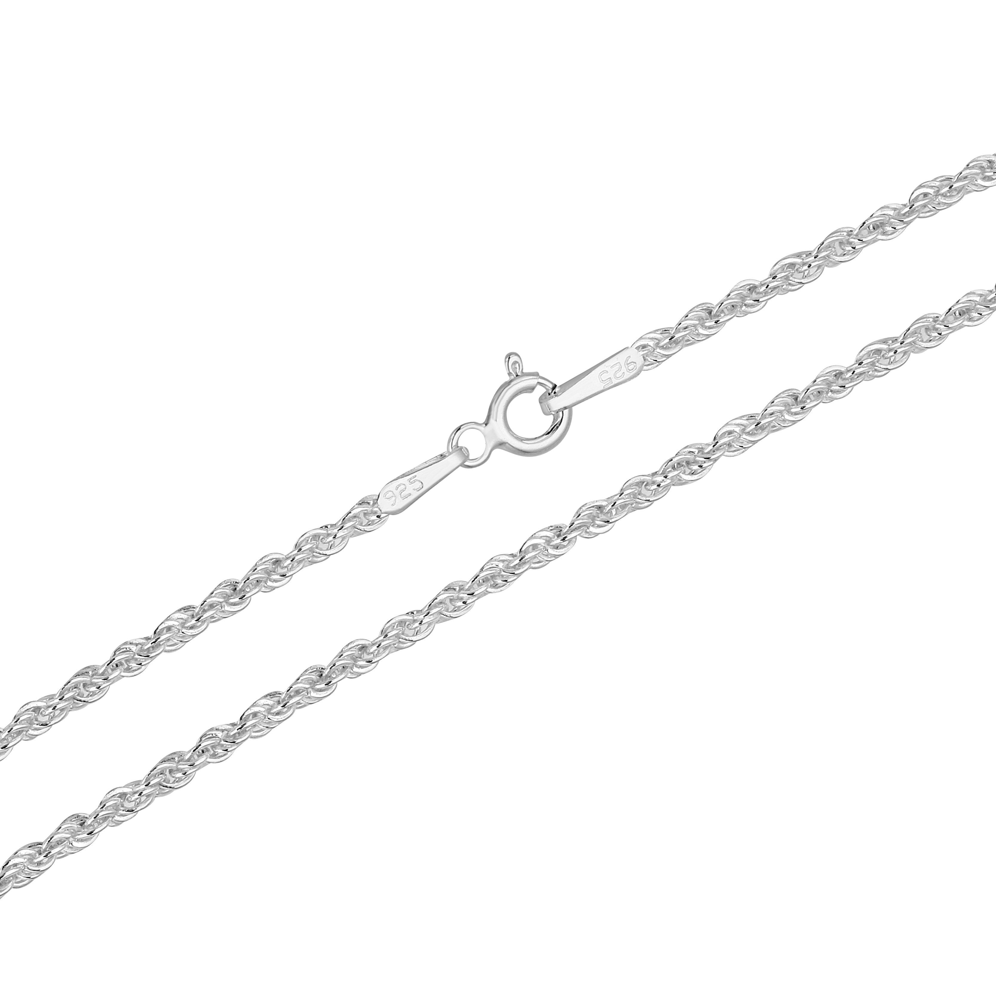 NAHLE Silberkette Singapurkette Collierkettchen 925 Silber Halskette (1-tlg günstig online kaufen