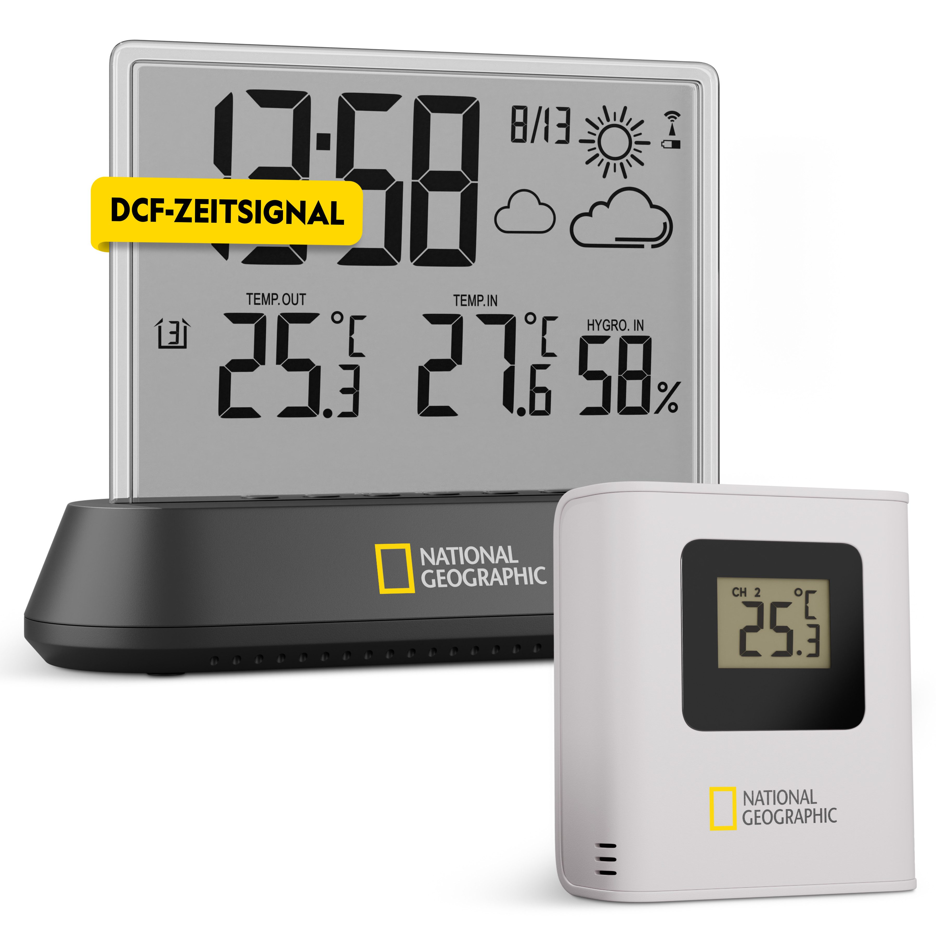 Wetterstation NATIONAL GEOGRAPHIC Funkwetterstation Transparent