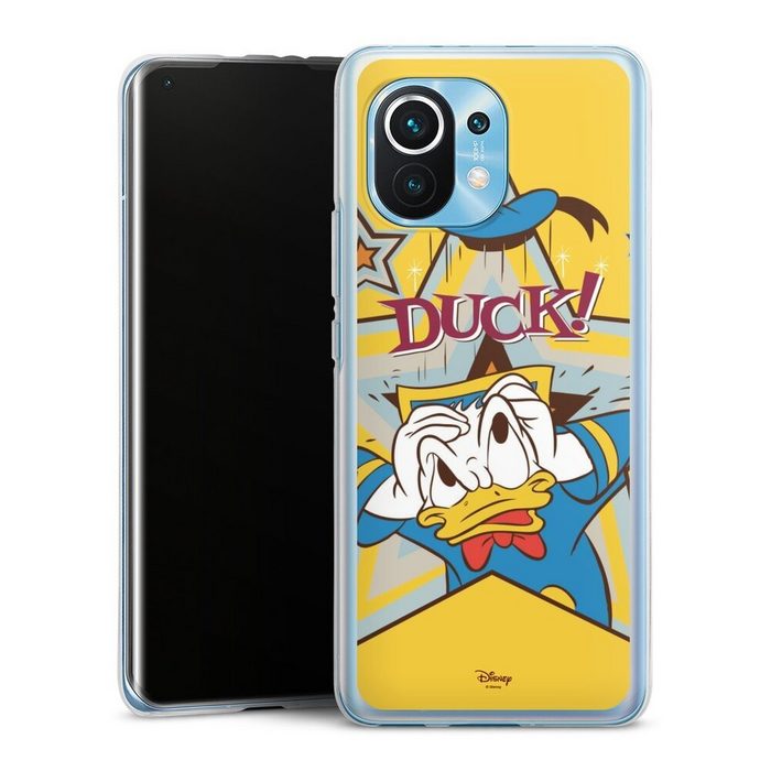 DeinDesign Handyhülle Donald Duck Disney Offizielles Lizenzprodukt DUCK! Xiaomi Mi 11 Silikon Hülle Bumper Case Handy Schutzhülle