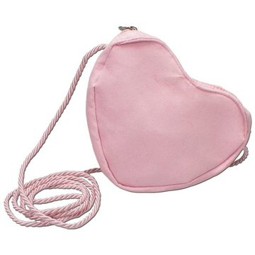 Alpenflüstern Schultertasche Herztasche (ros), - Damen Trachtentasche in Herzform, Schultertasche fürs Dirndl, Herz Handtasche zur Tracht, Dirndltasche