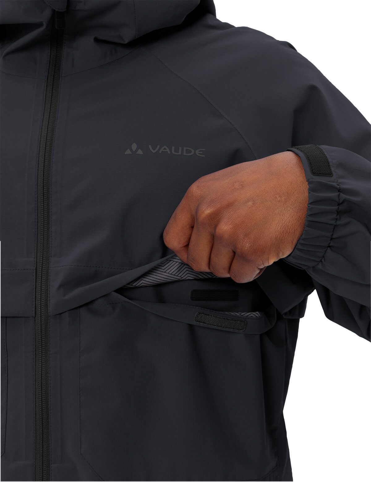 VAUDE Outdoorjacke MEN`S MINEO 2,5L JACKET Wasserdicht, Übergangsjacke – Bild 4 von 5